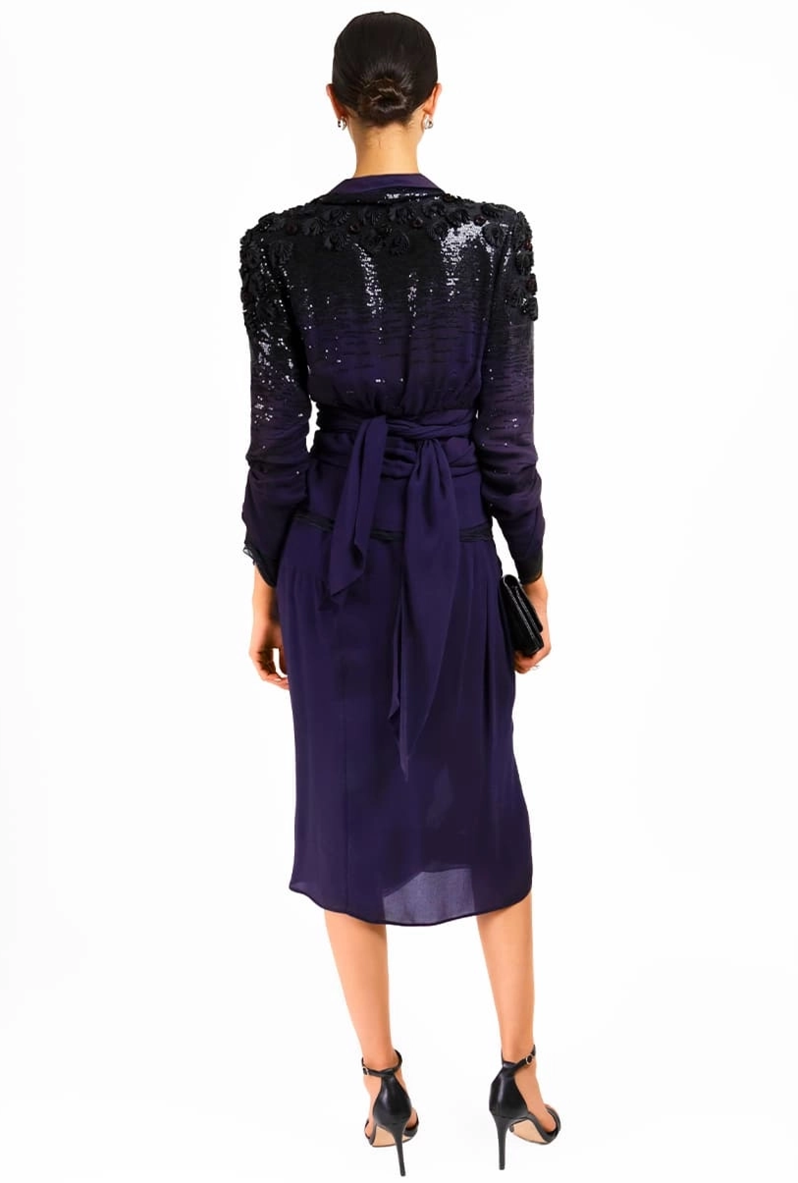 Tailleur Soie Marine