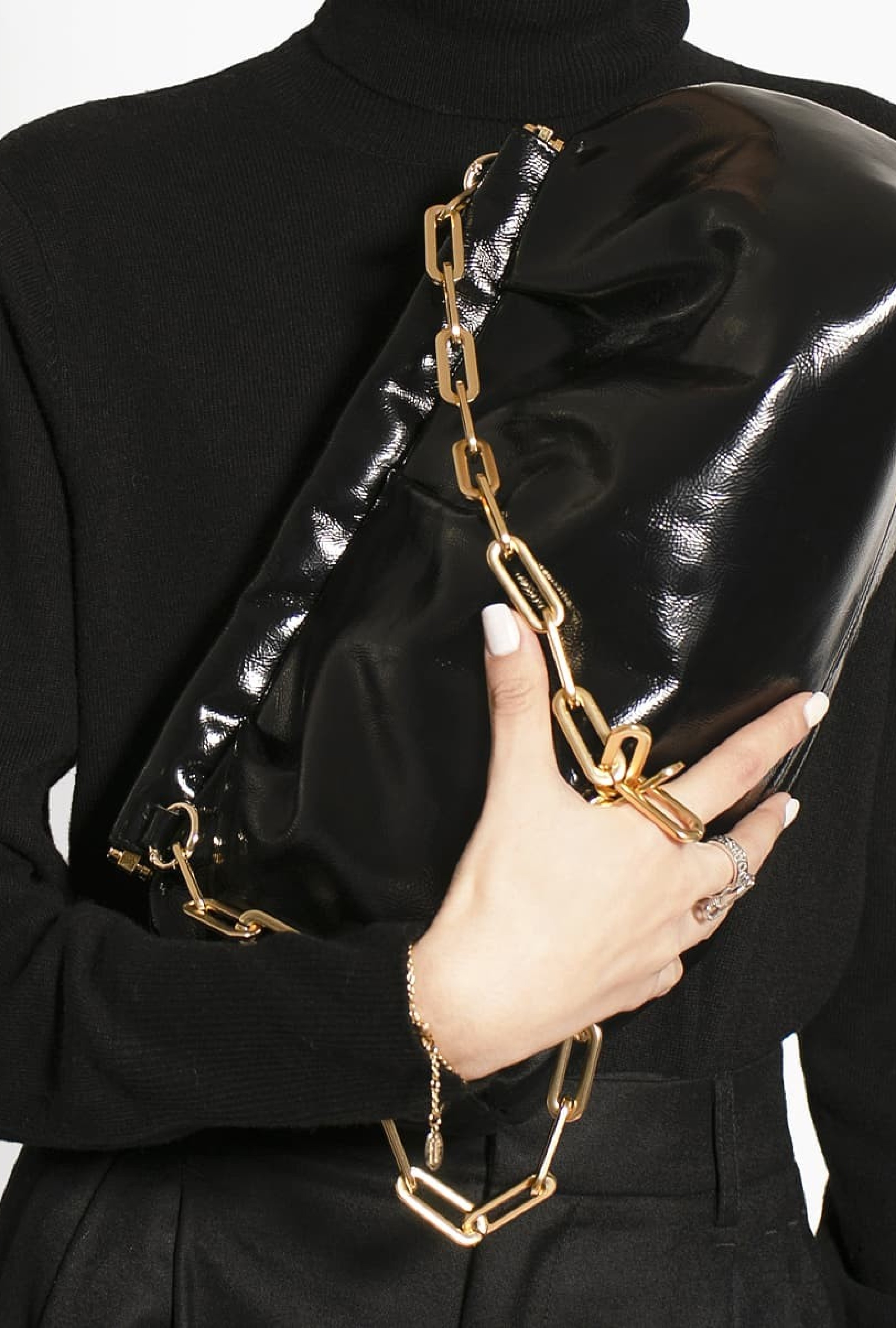 Sac Coco Vernis Noir