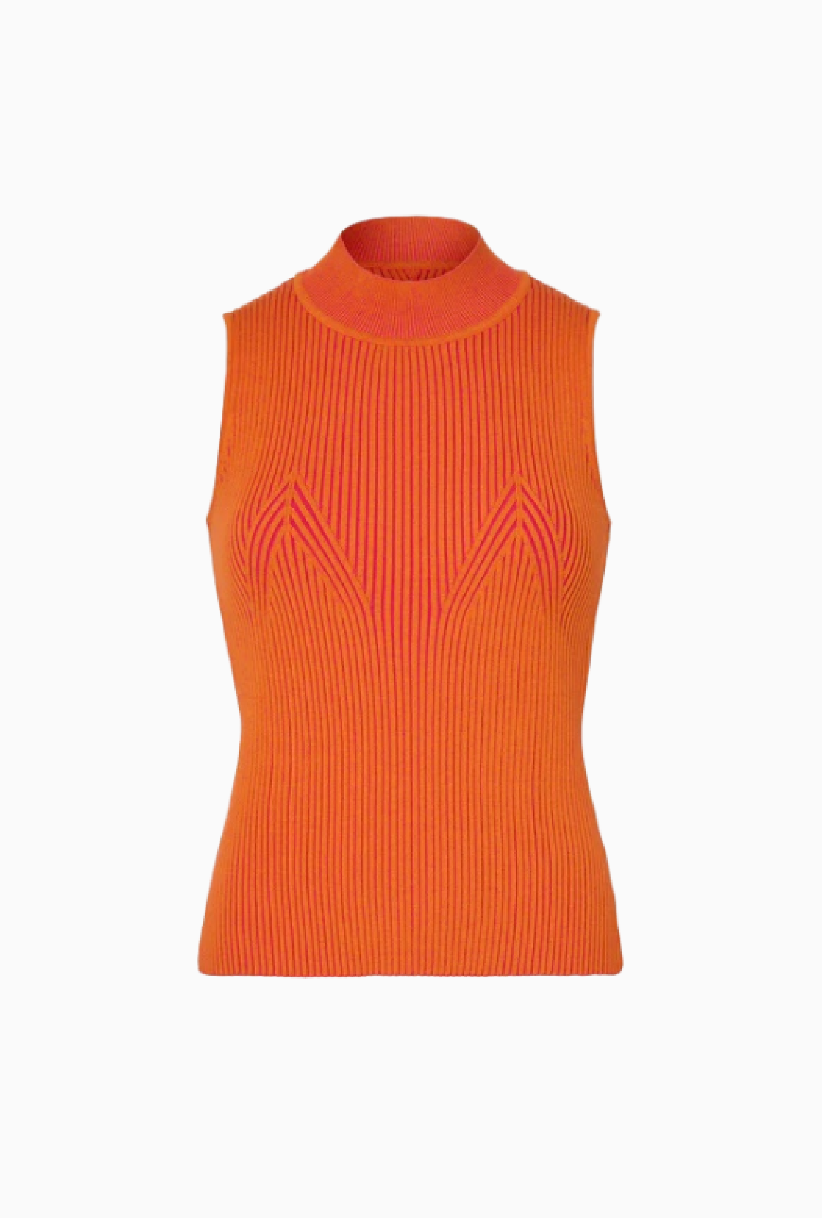 Top Plaited Knit Shell