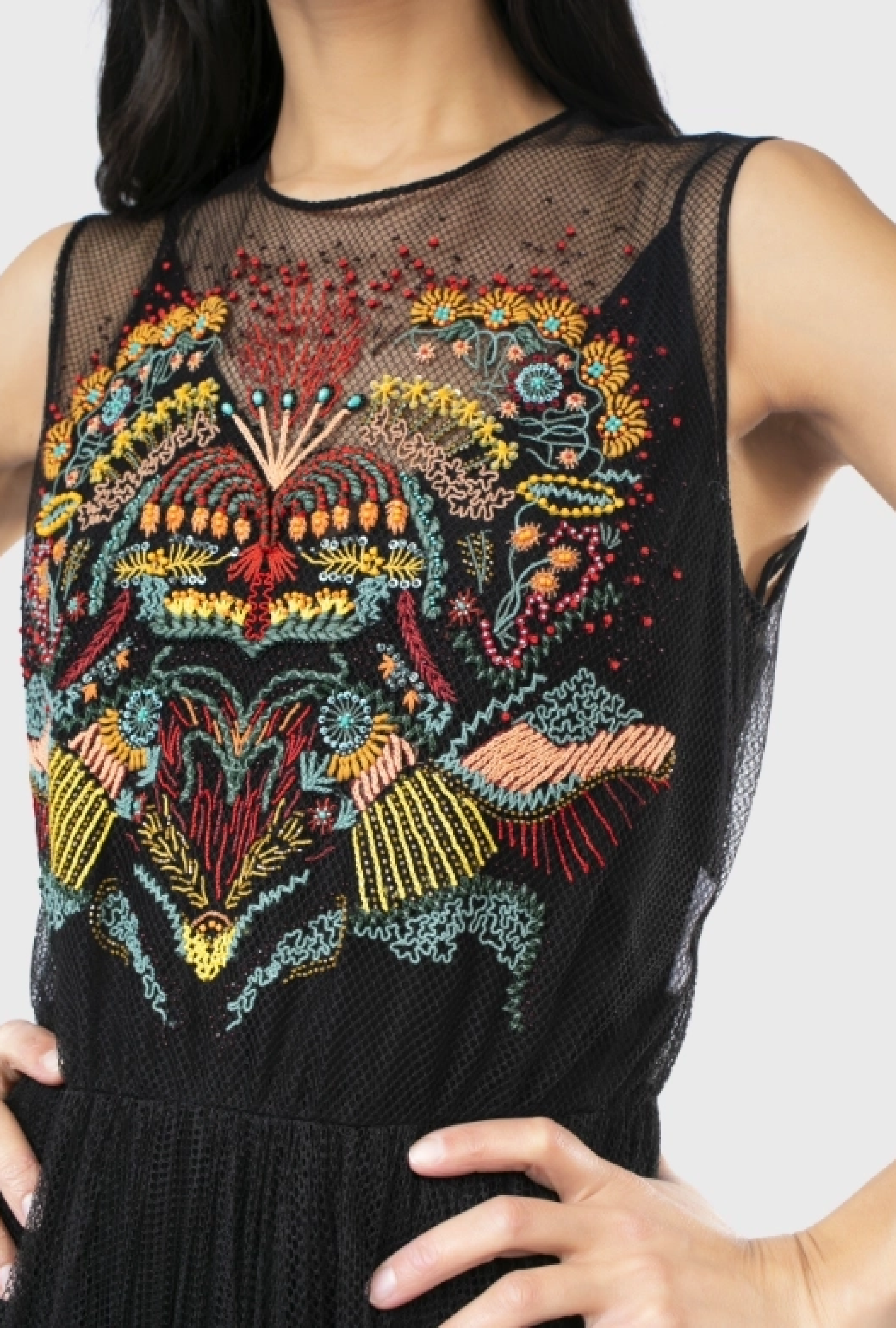 Robe Broderie Fleurie