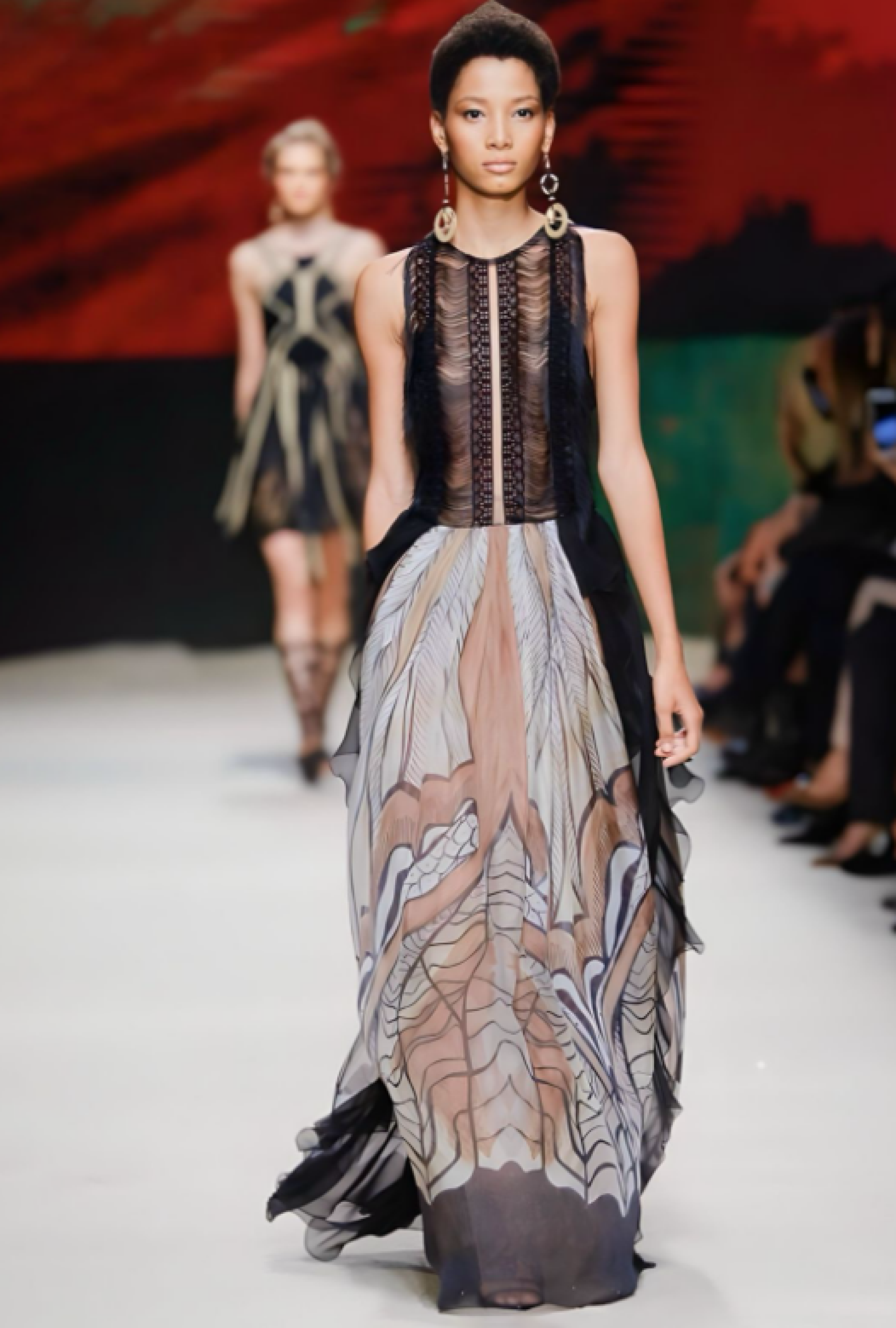 Robe Franges en soie