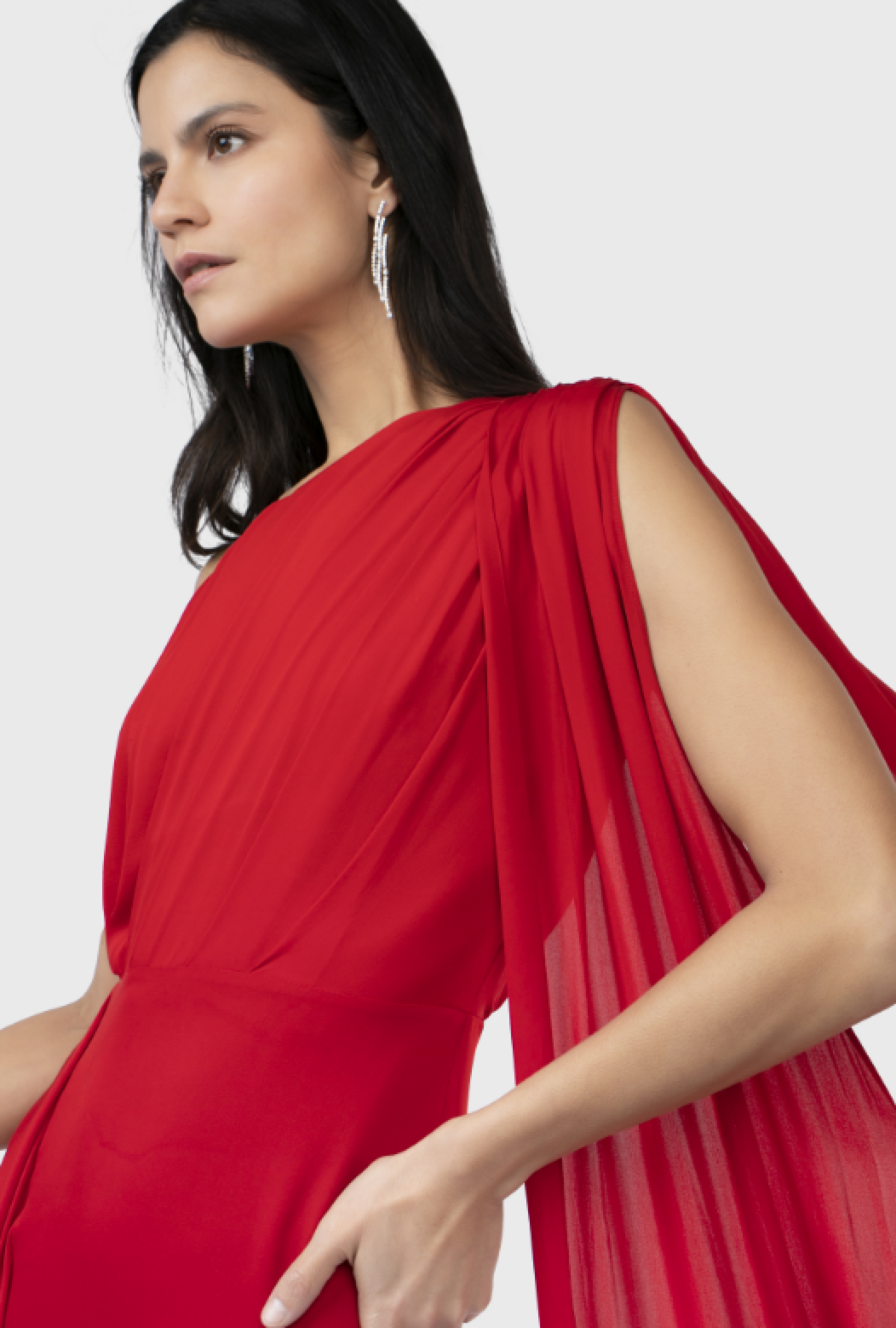 Robe Red Asymetric