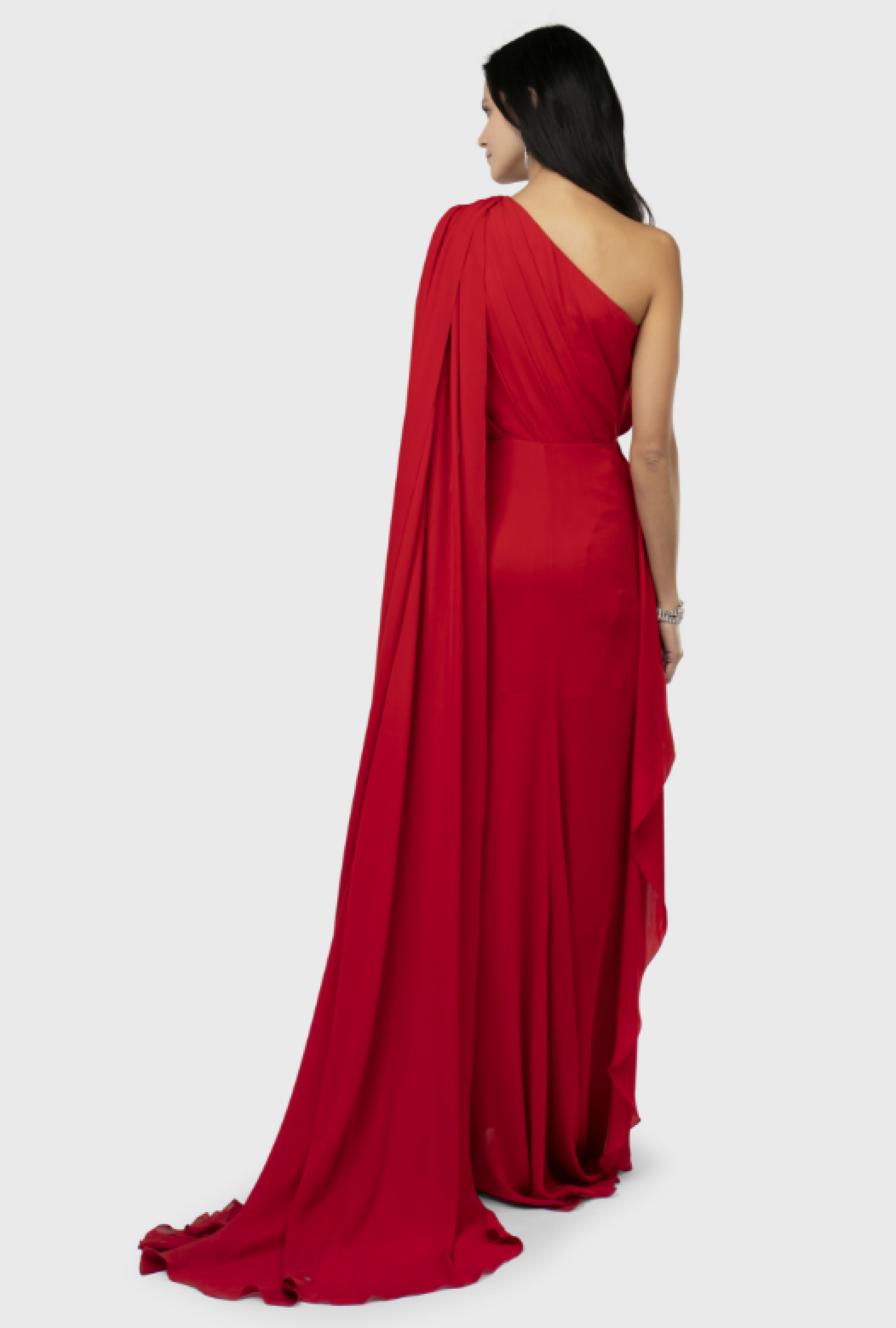 Robe Red Asymetric