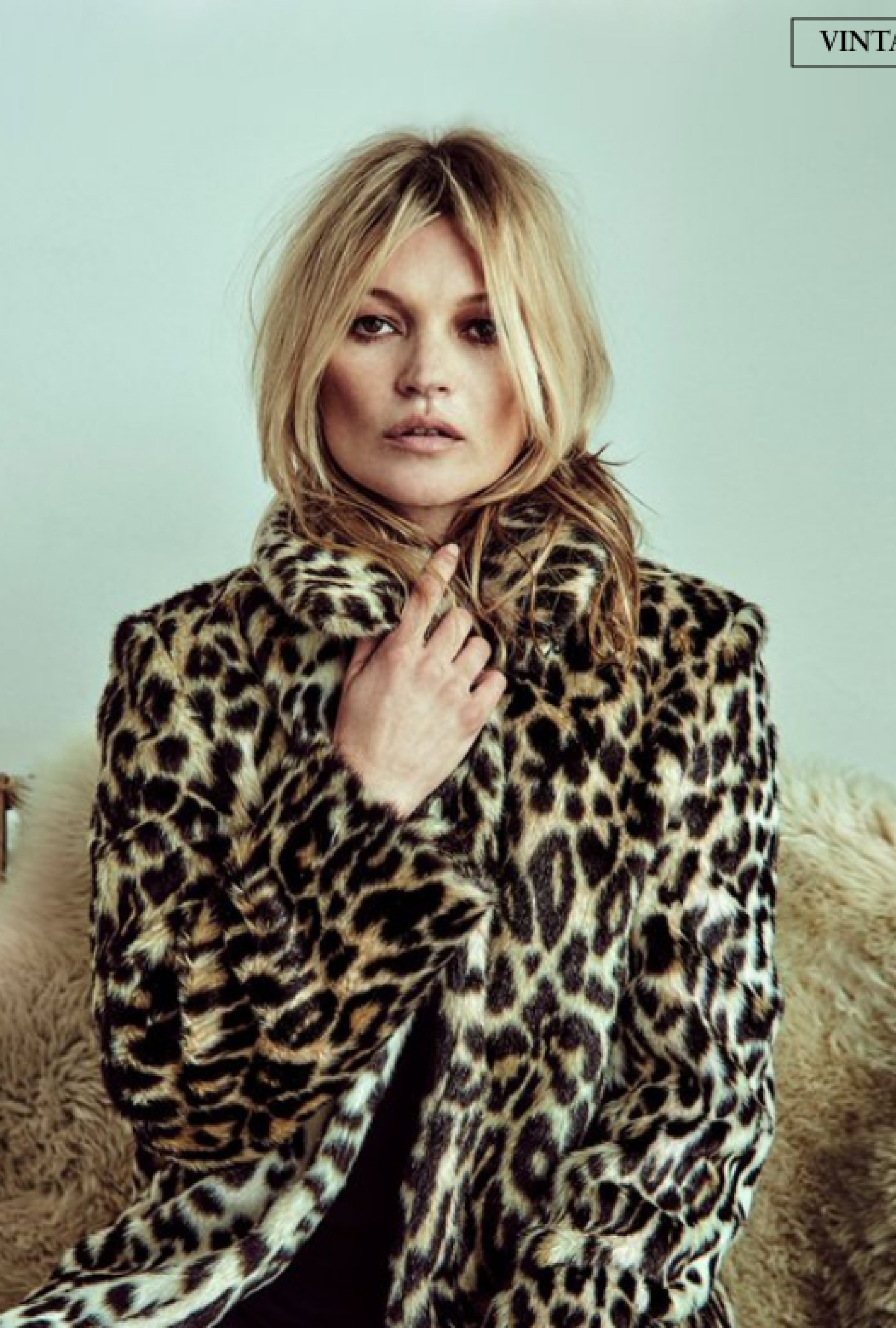 Manteau Léopard Vintage