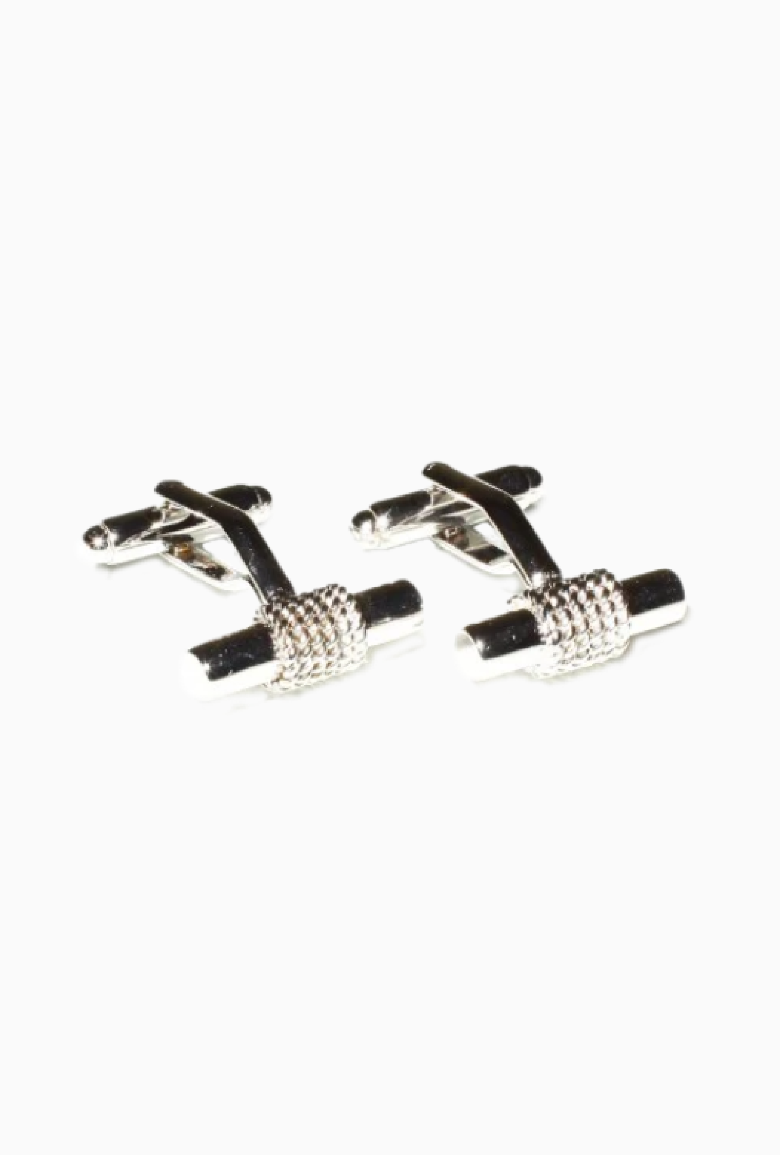 Bouton De Manchette Cylindre Noeud