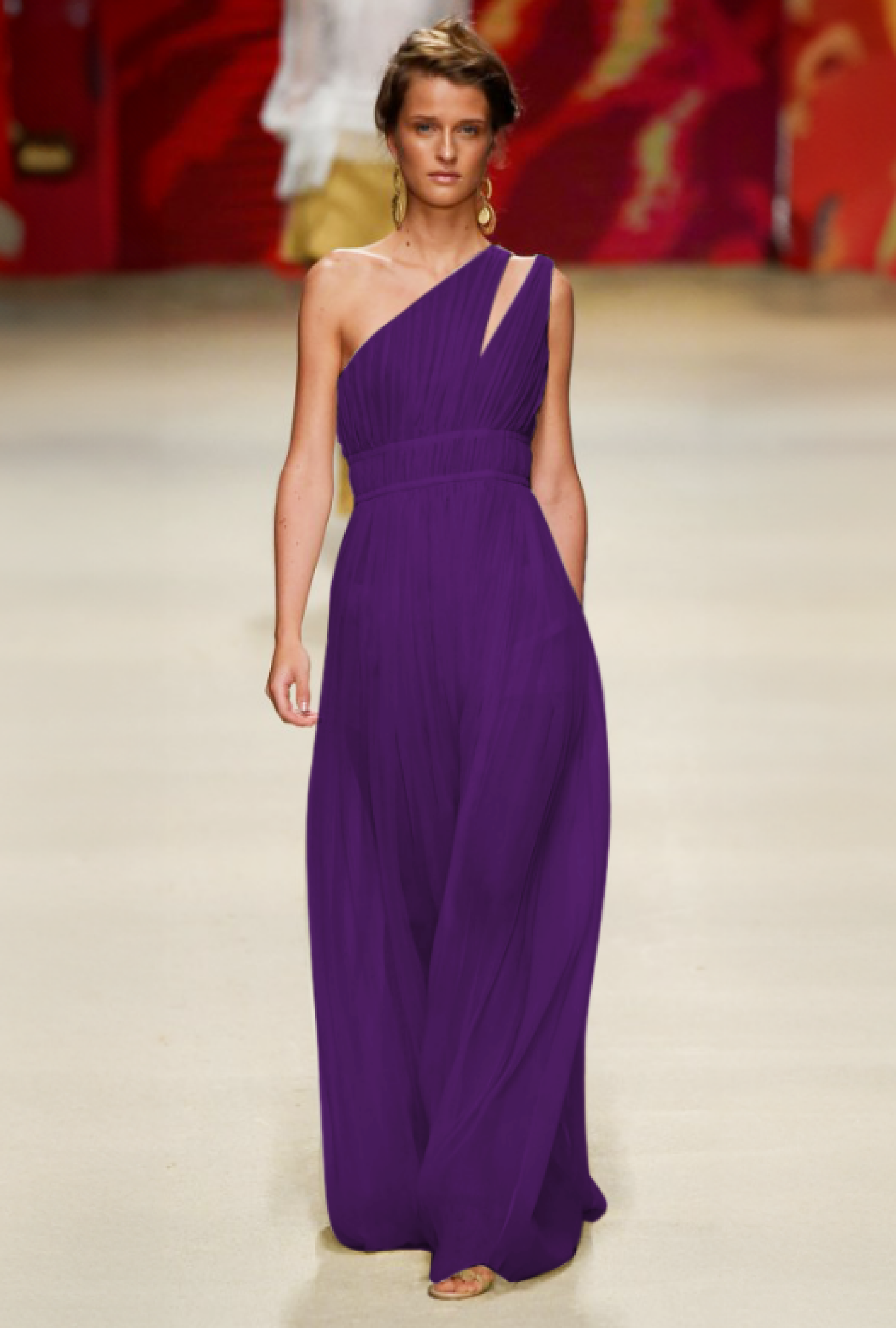 Robe Asymetric Purple