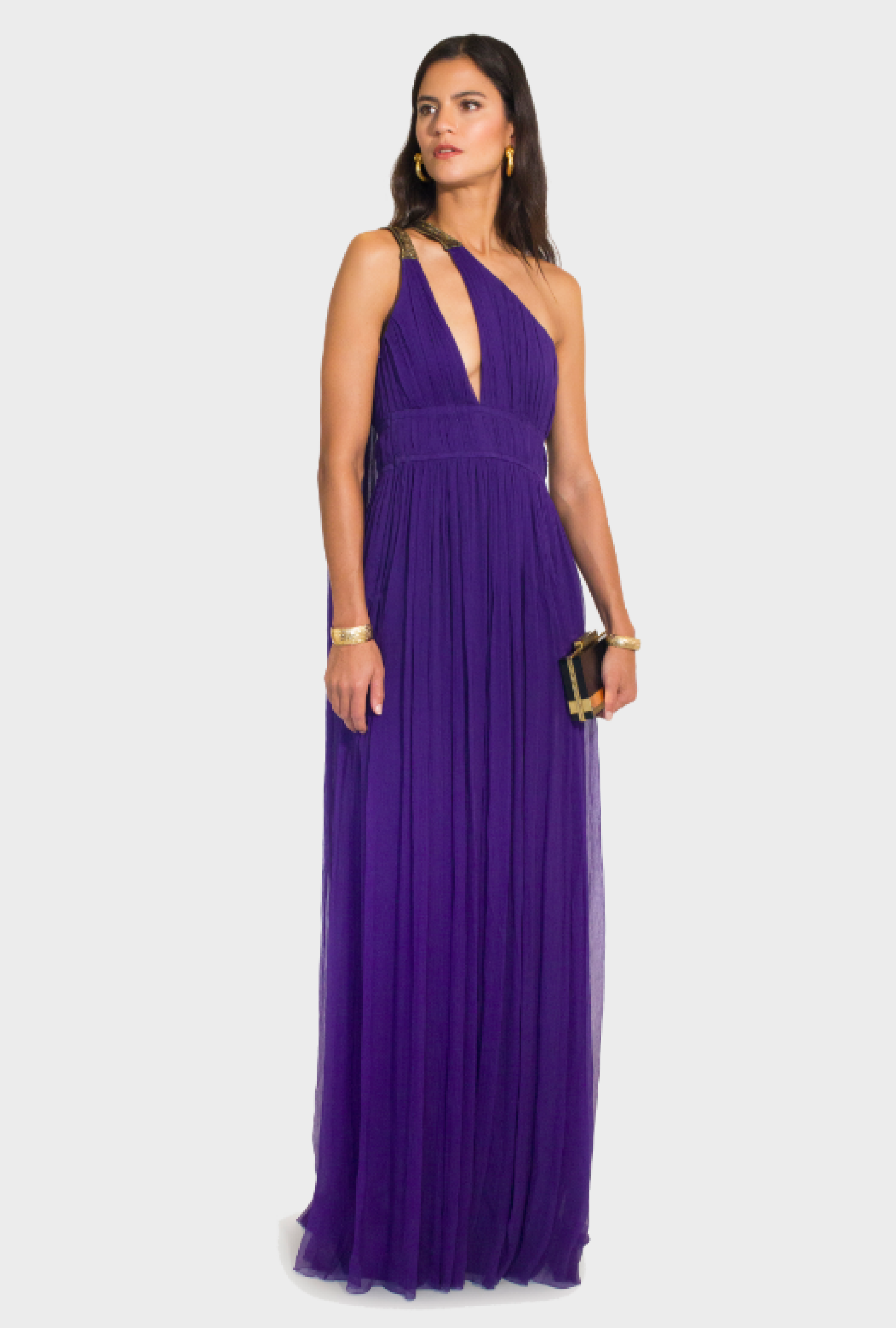 Robe Asymetric Purple
