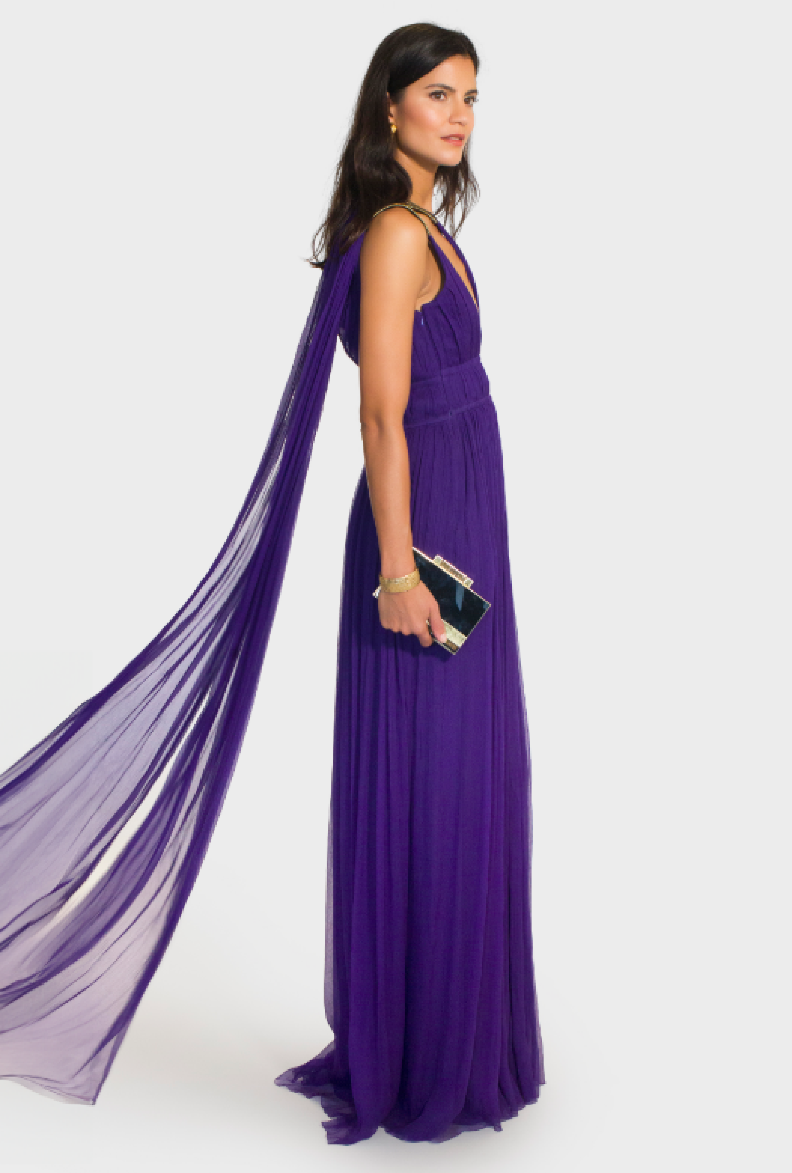 Robe Asymetric Purple