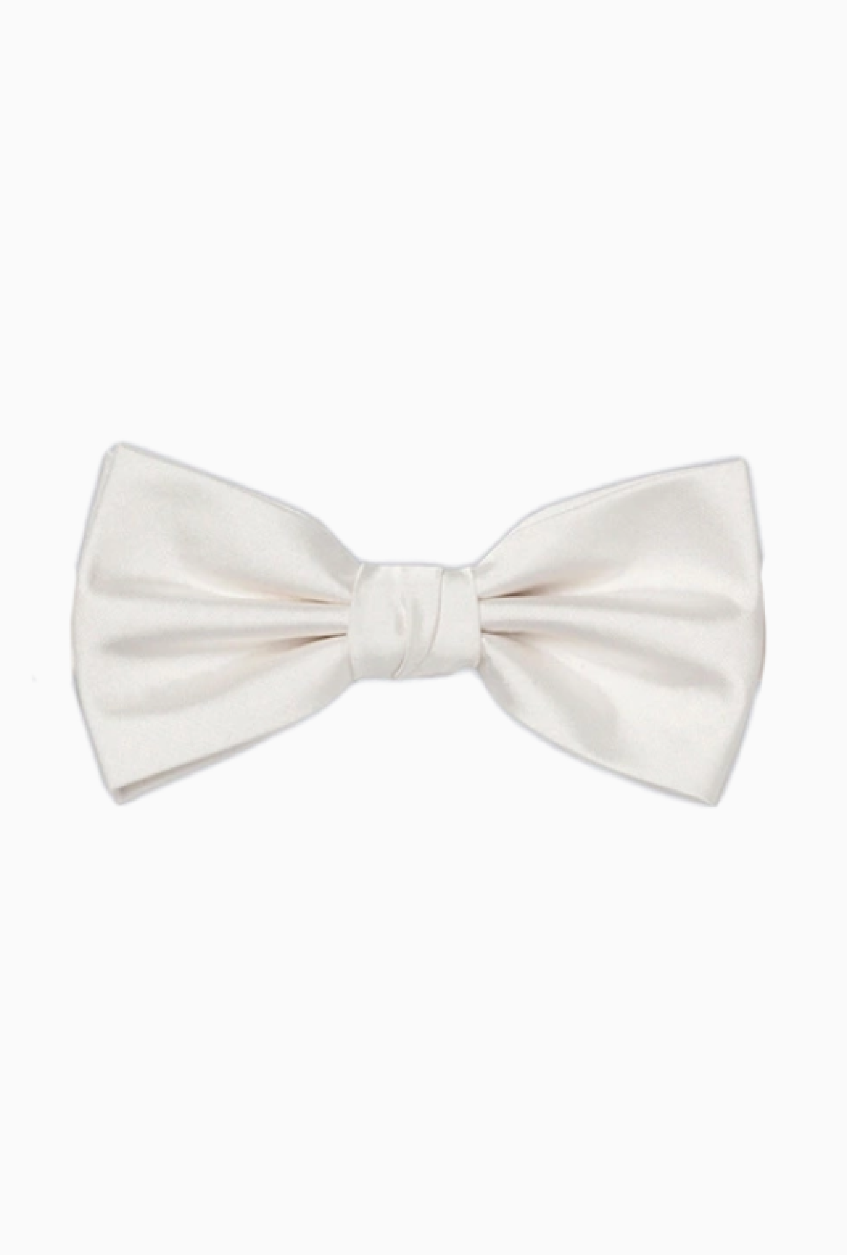 Noeud Papillon Soie Blanc