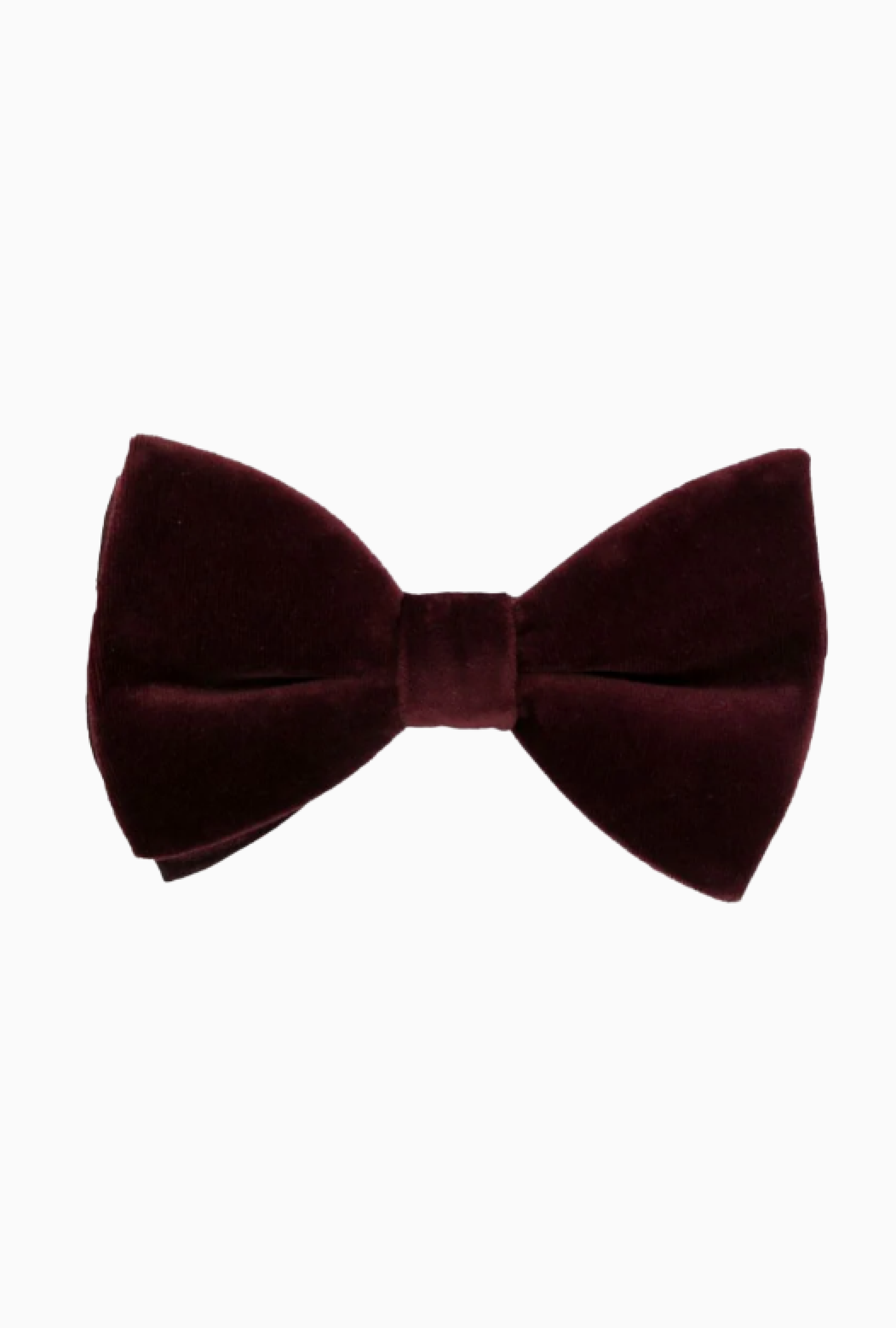 Noeud Papillon Velours Bordeaux