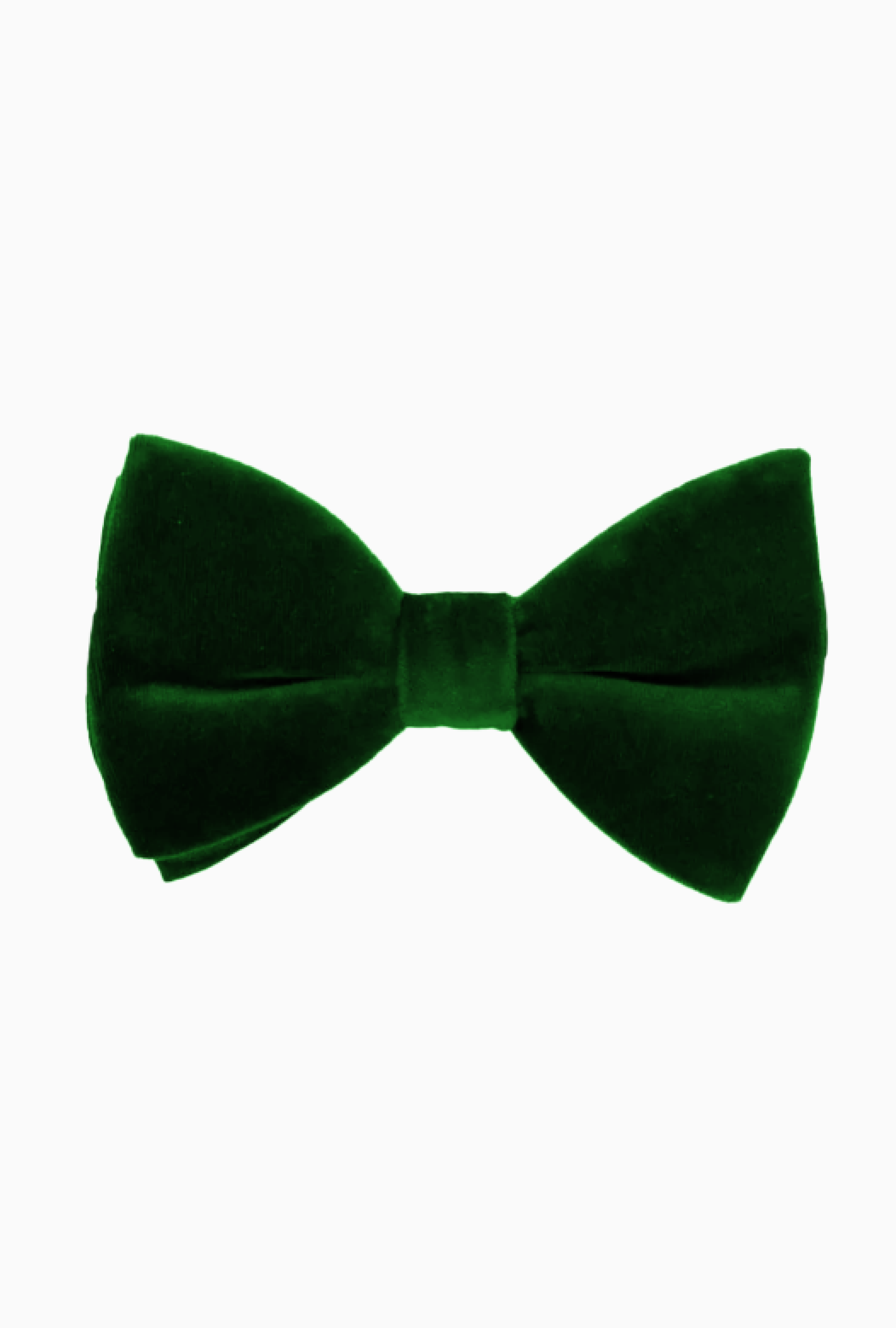 Noeud Papillon Velours Vert Sapin