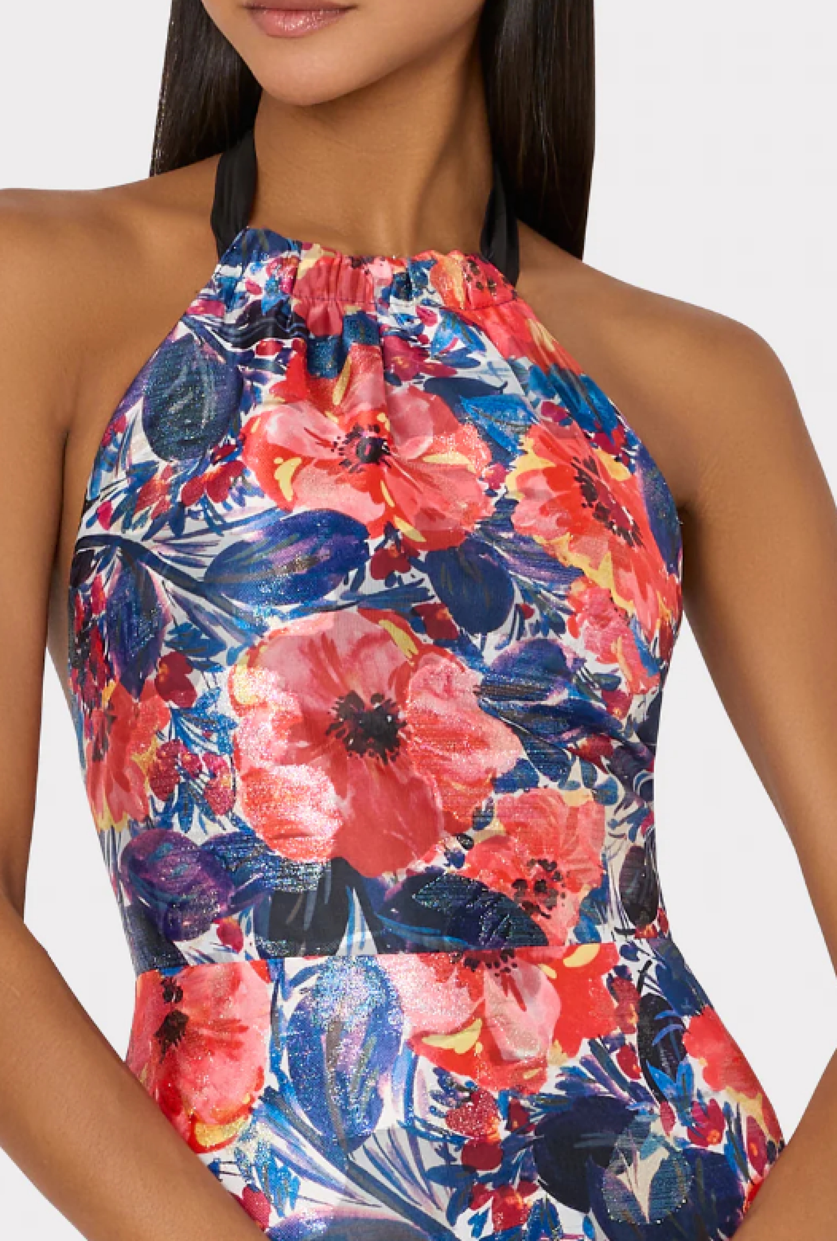 Robe Hayden Watercolor Poppy Jacquard