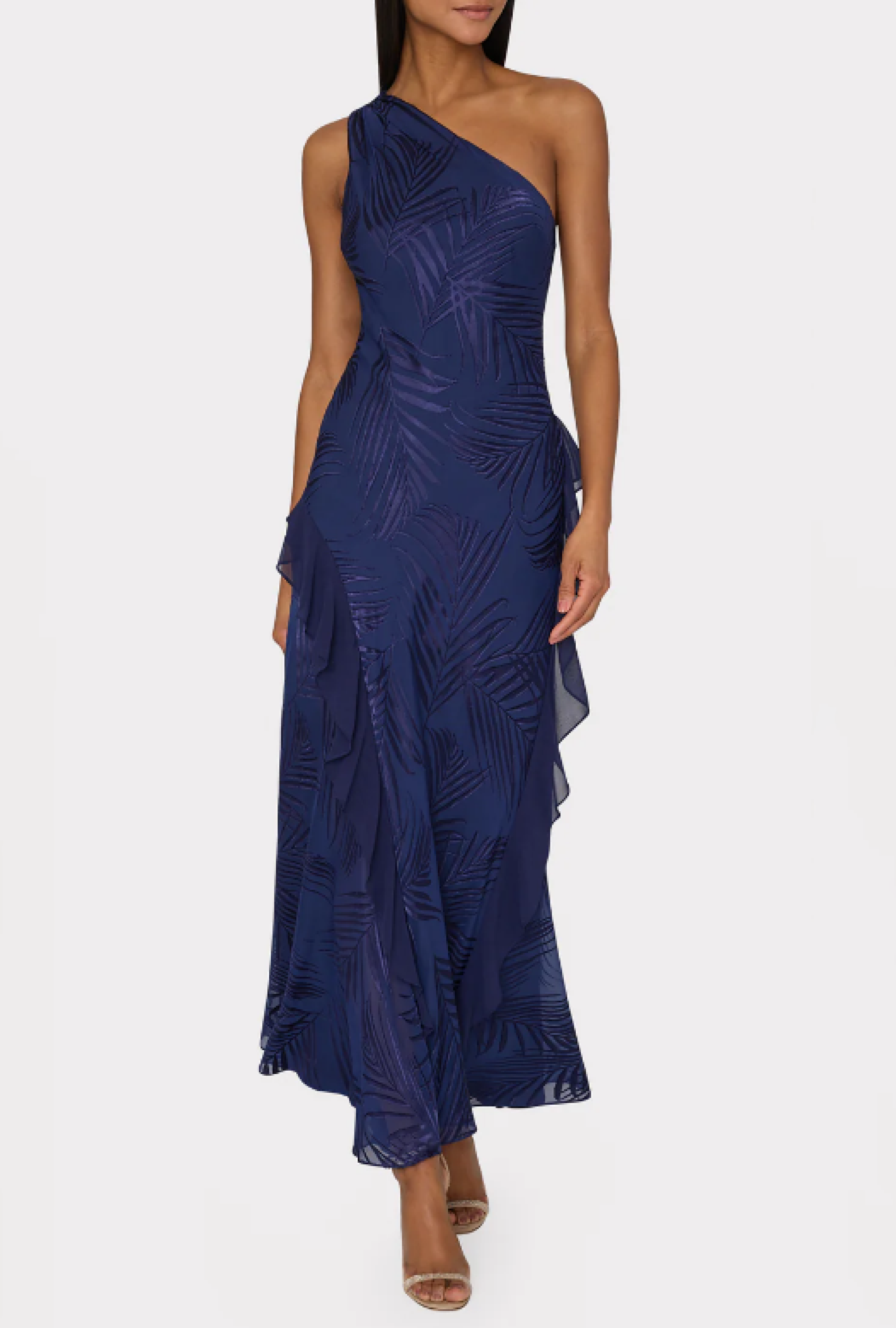 Robe Ryanna Chiffon Bleue