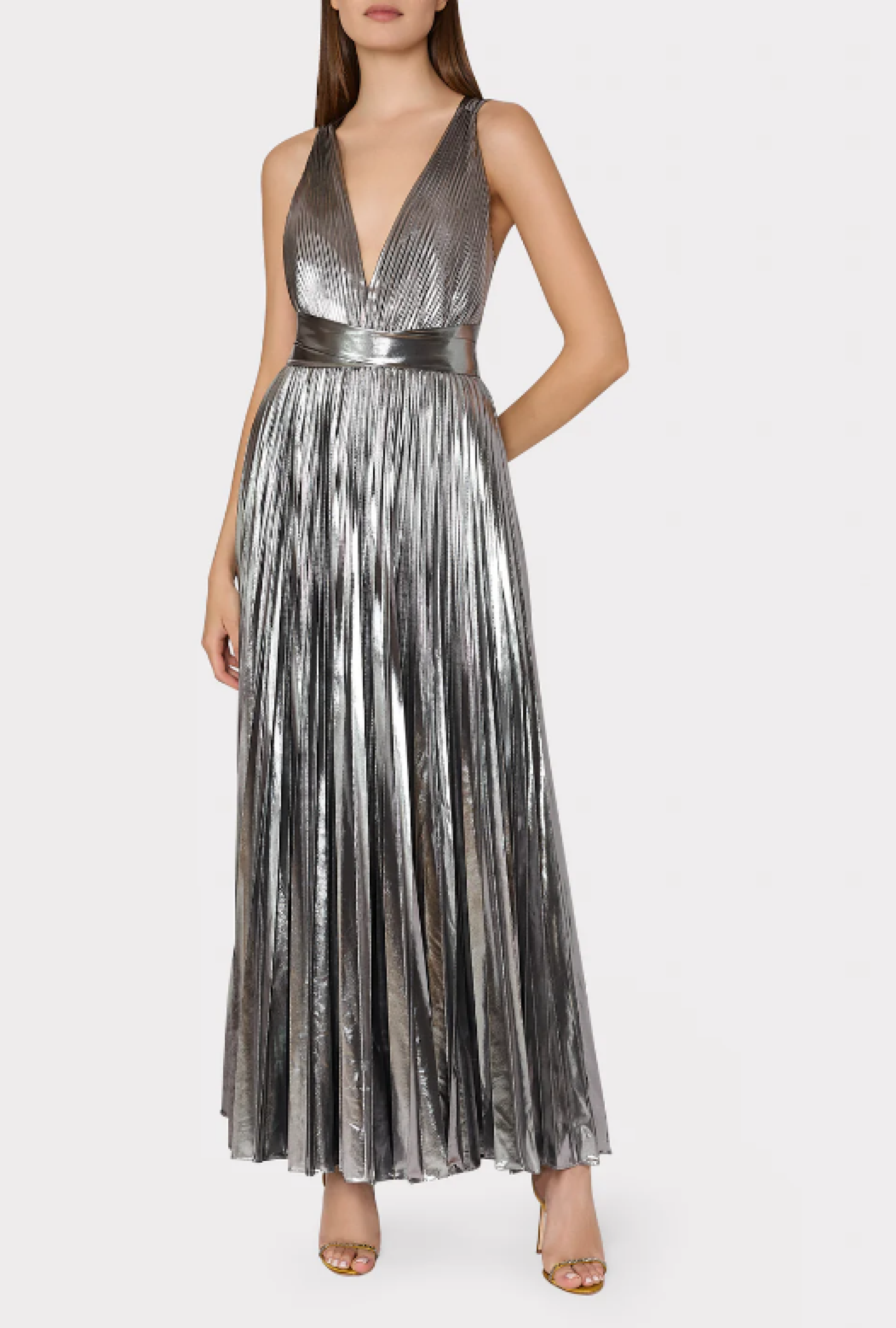 Robe Oria Silver Dress