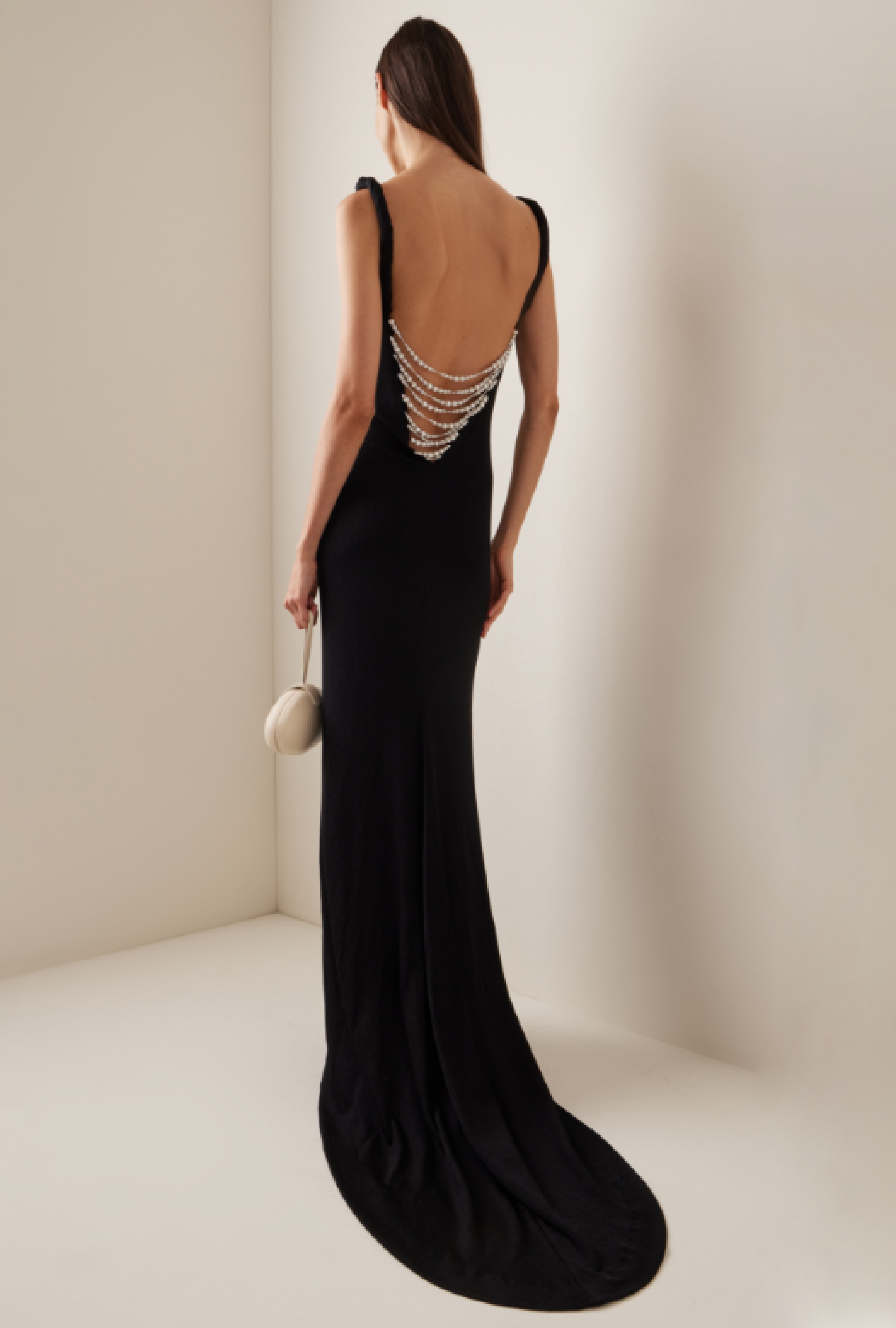 Robe Torsades Perlées