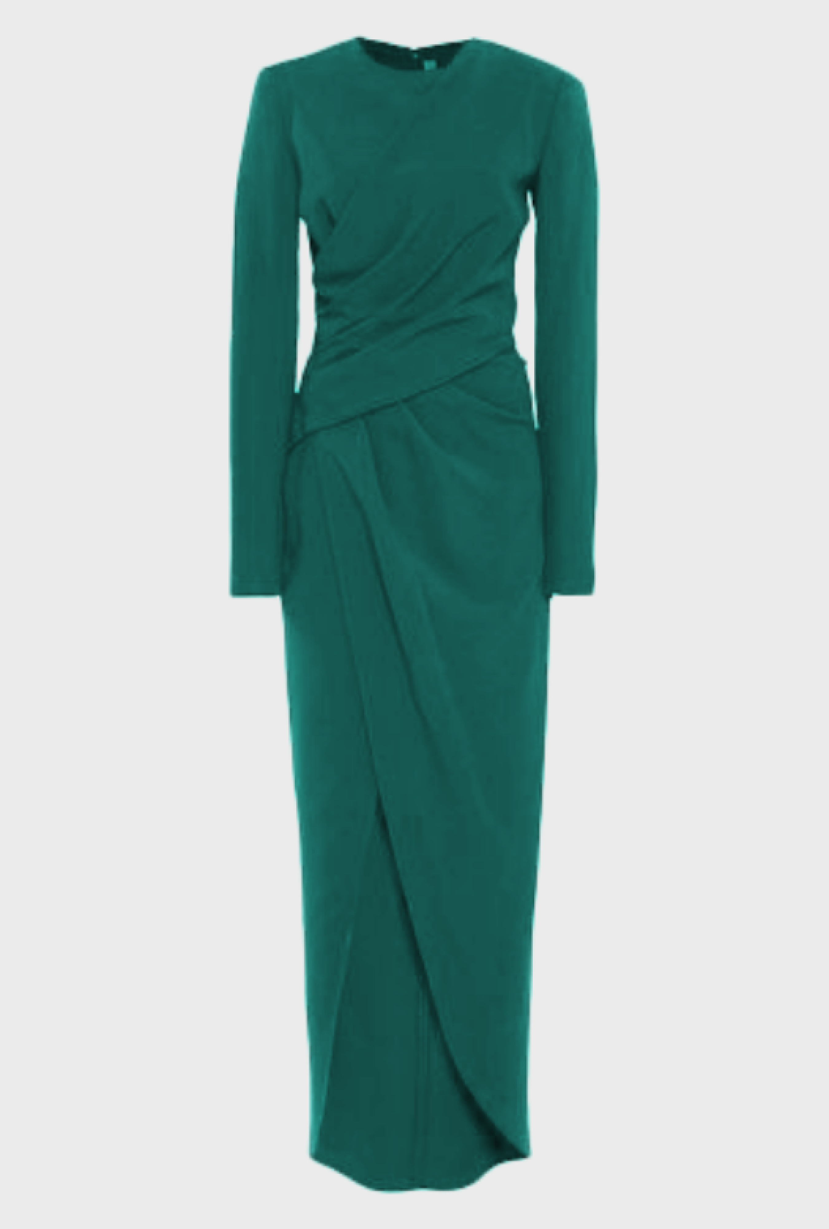 Robe Crêpe Green Midi