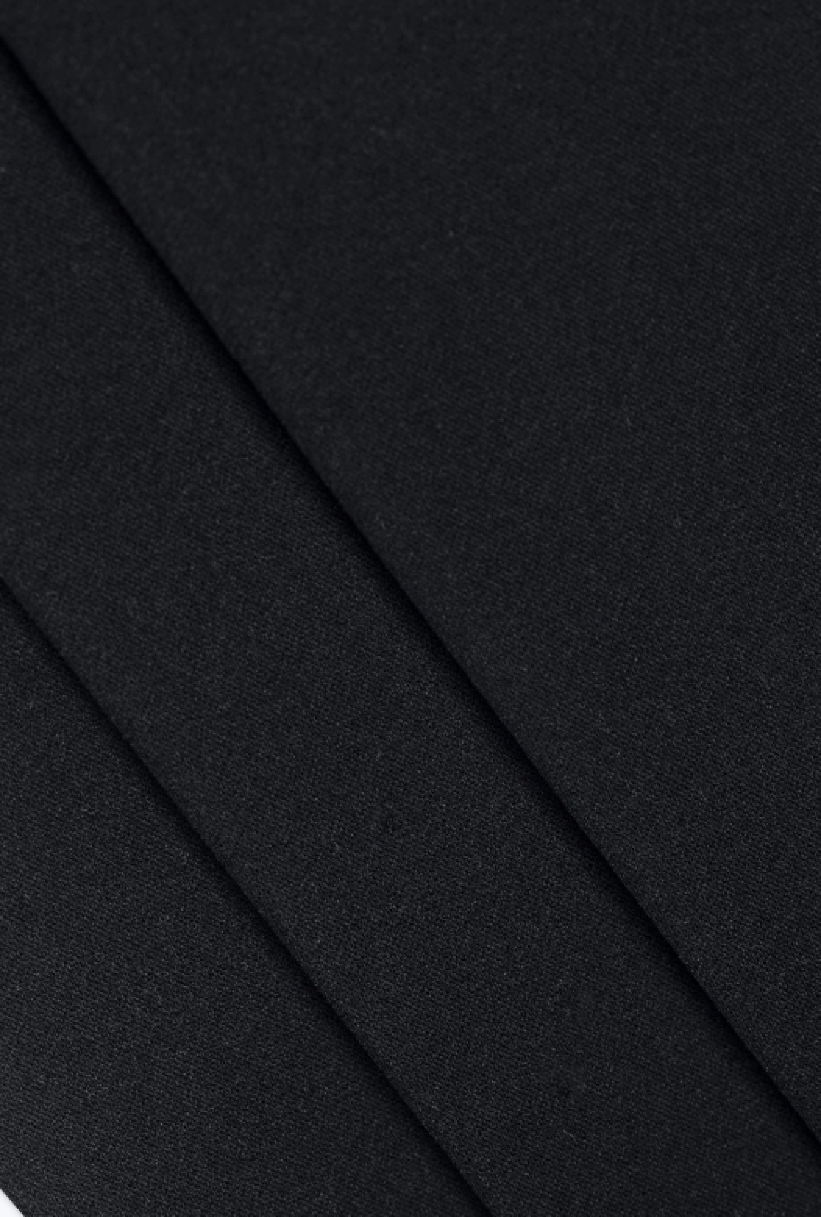 Ceinture Plissée Satin Noir