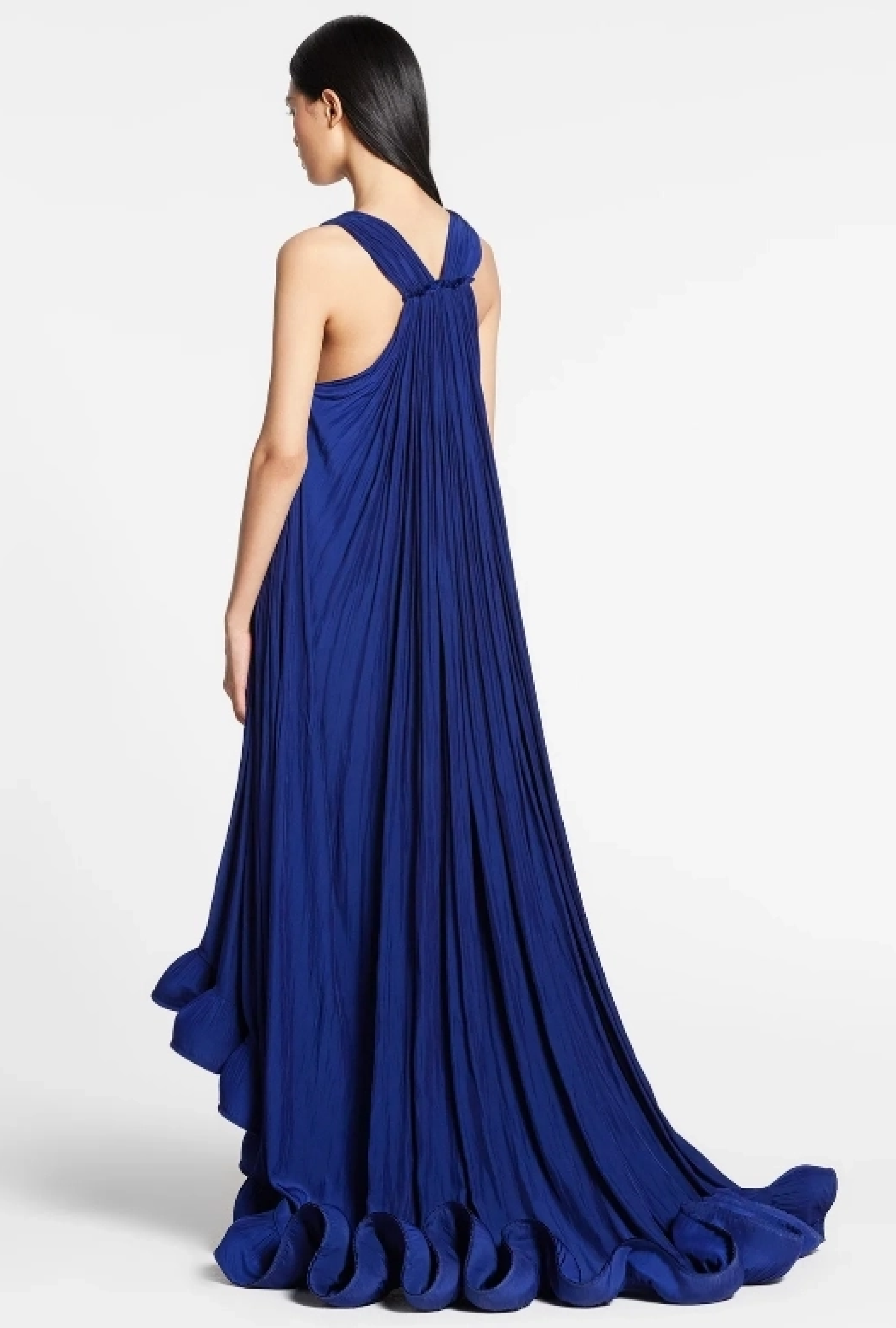 Robe Charmeuse Indigo