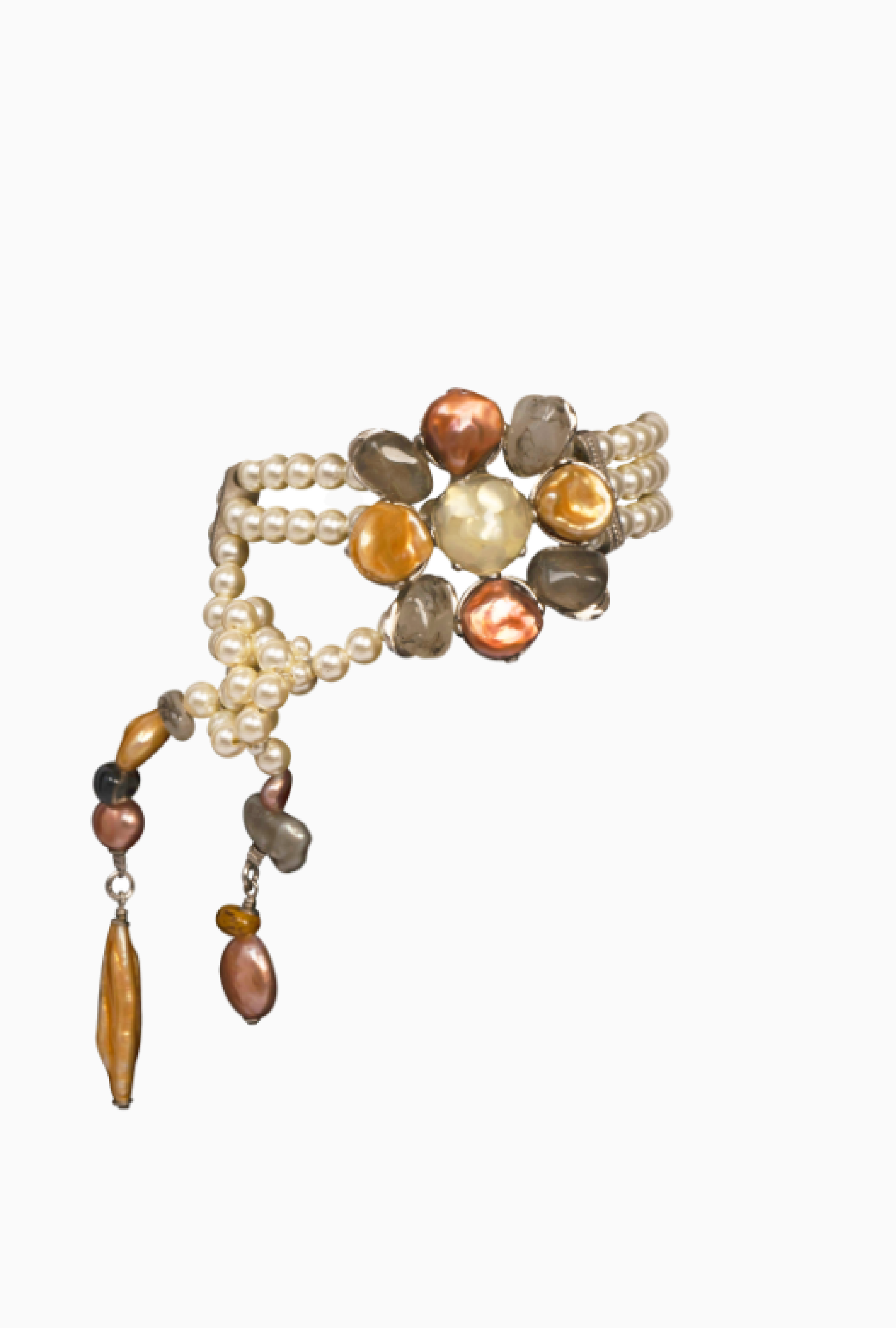 Bracelet Noeud Perles Palla Ambre