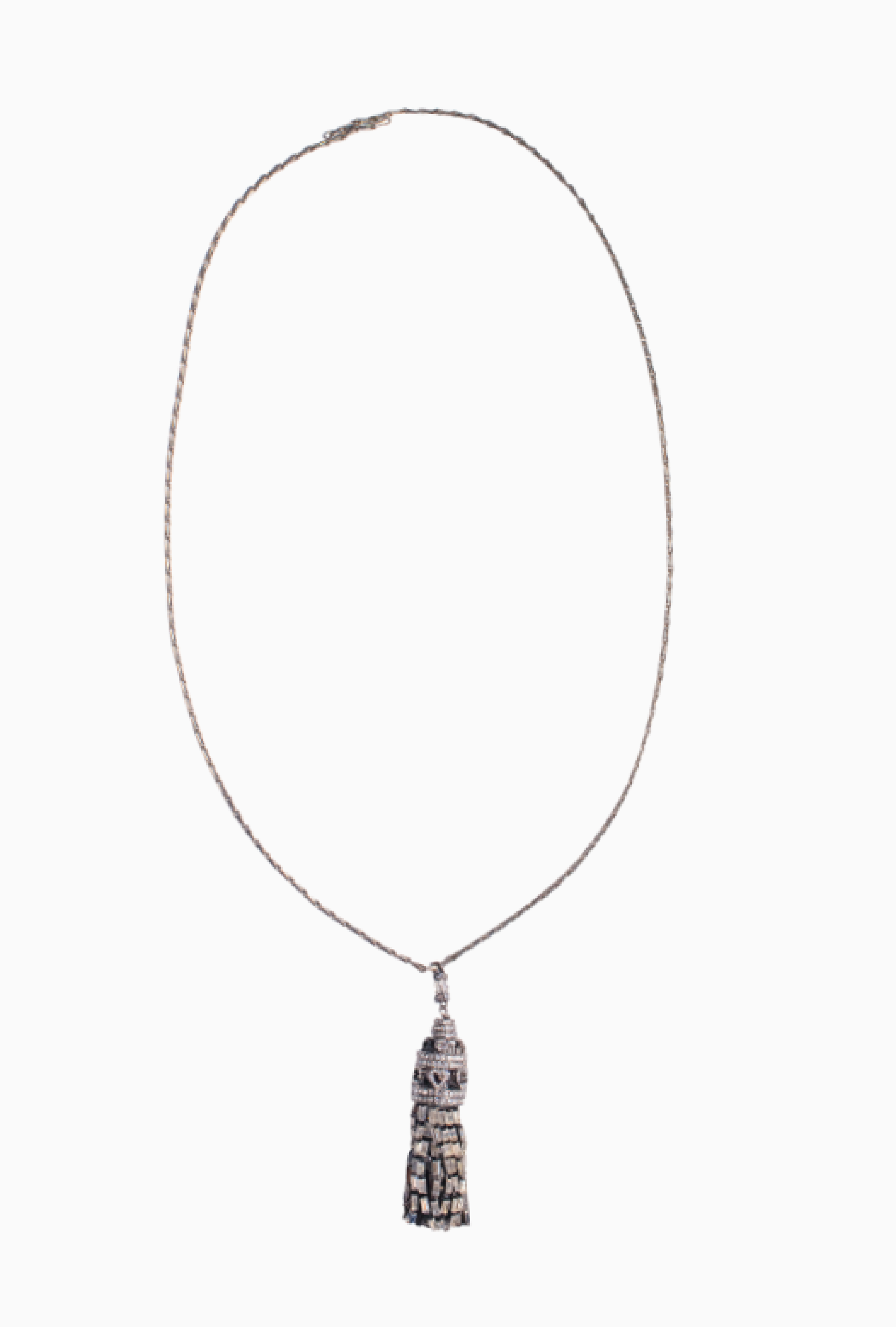 Collier Pompom Silver