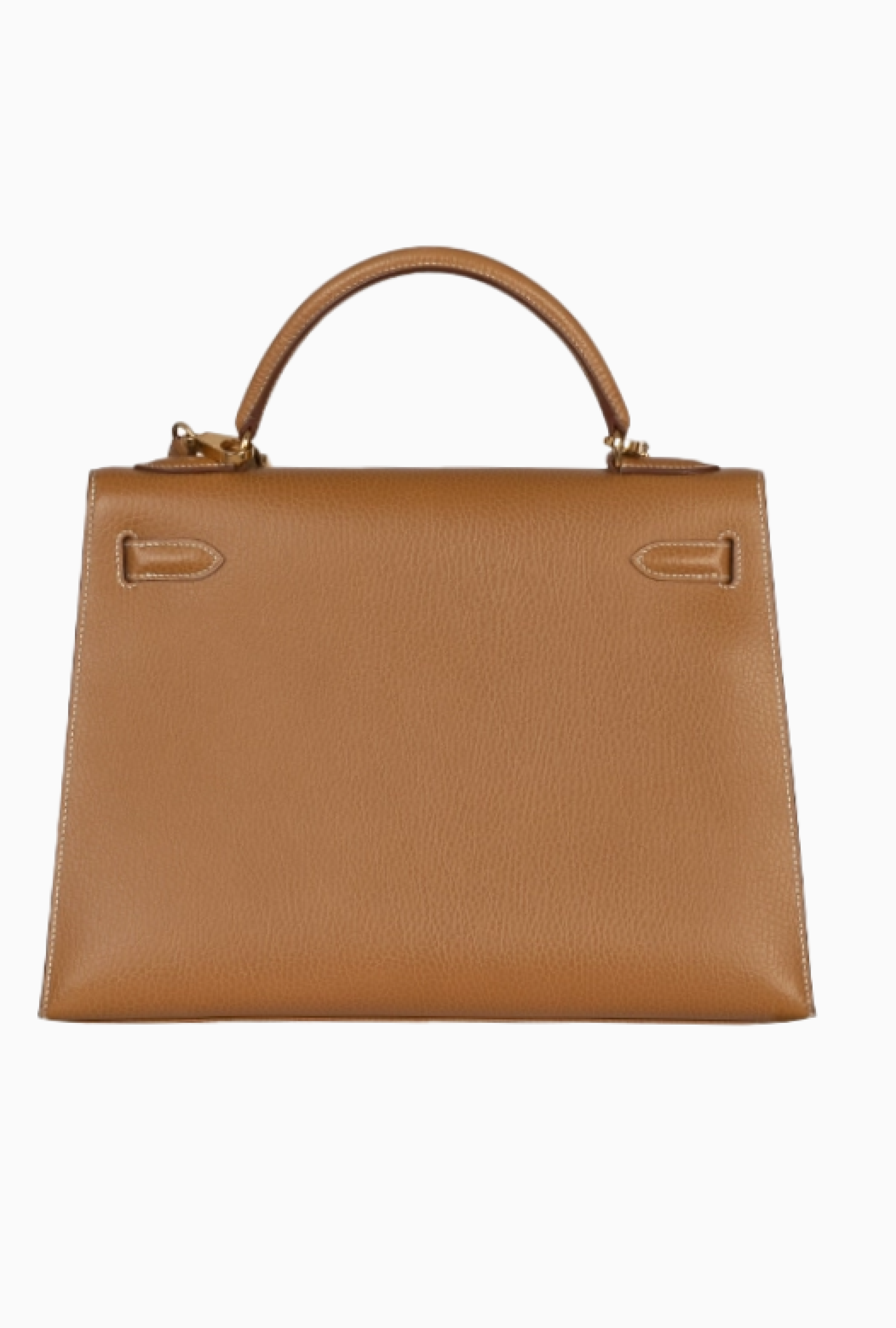 Sac à main Hermès Kelly 32 cm en cuir Courchevel gold