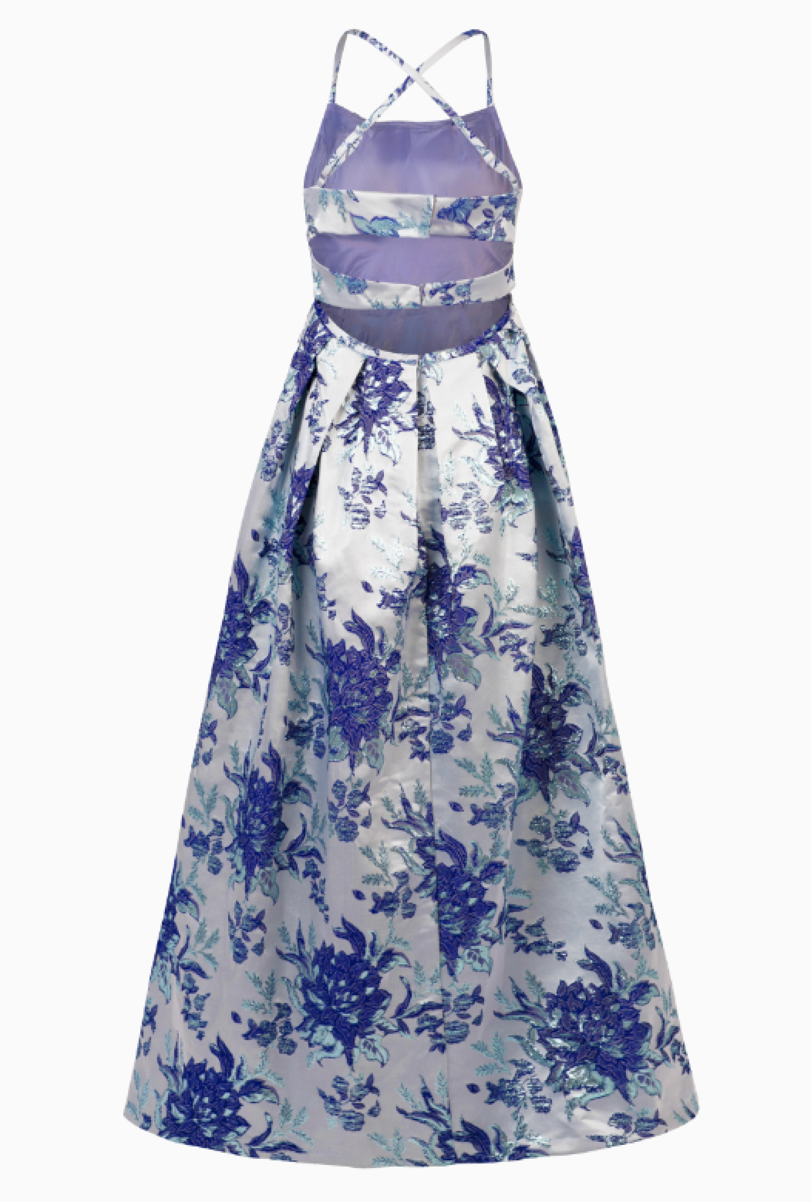 Robe Floral Bleu