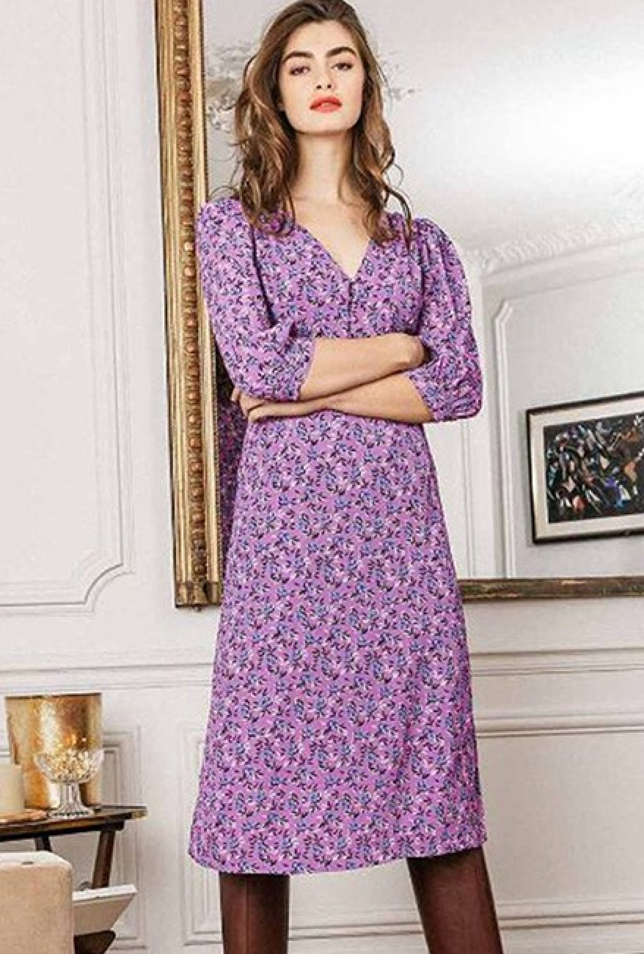 Robe Rosine Mauve-Exclusivité web