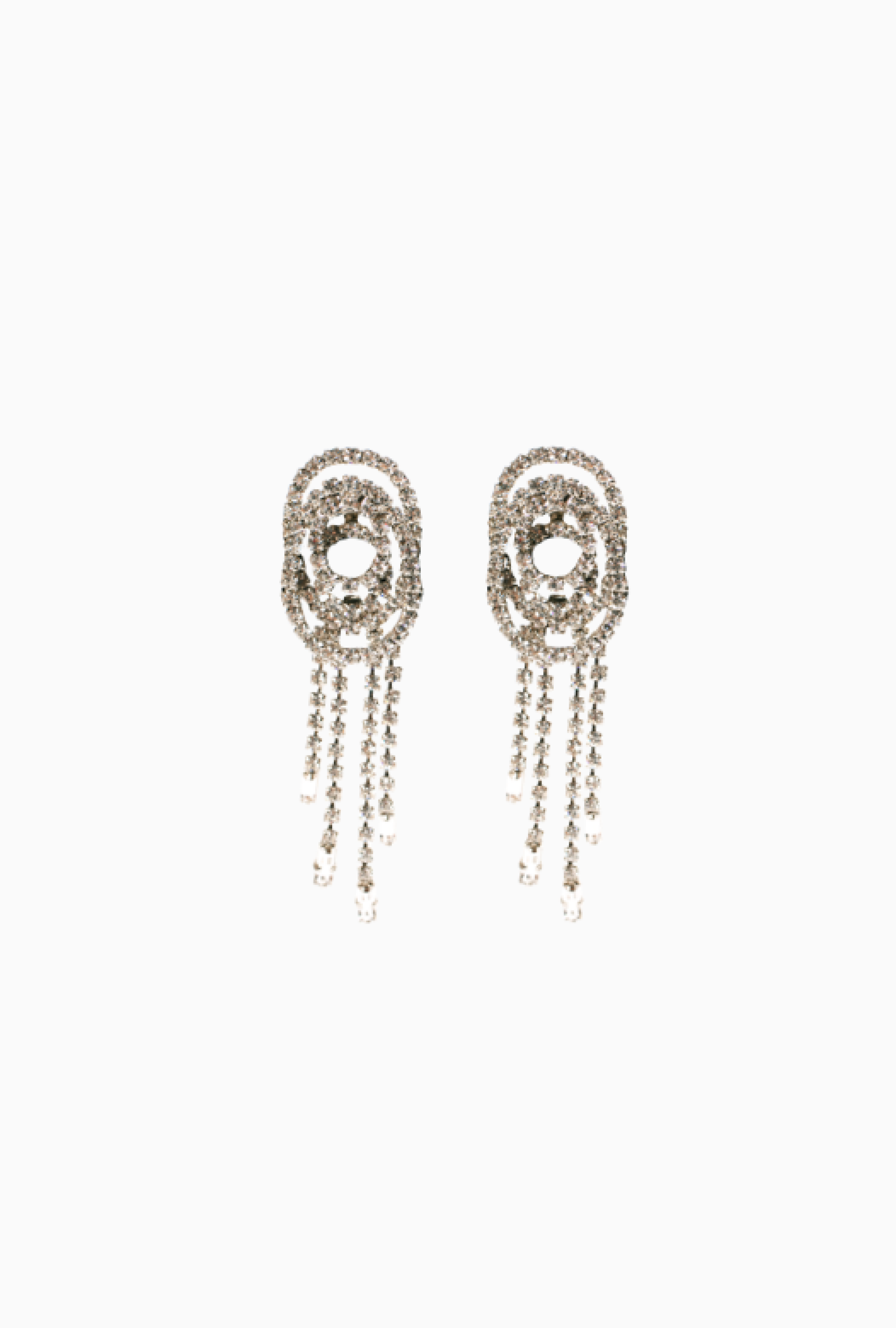Boucles d'oreilles Nœud Cristal