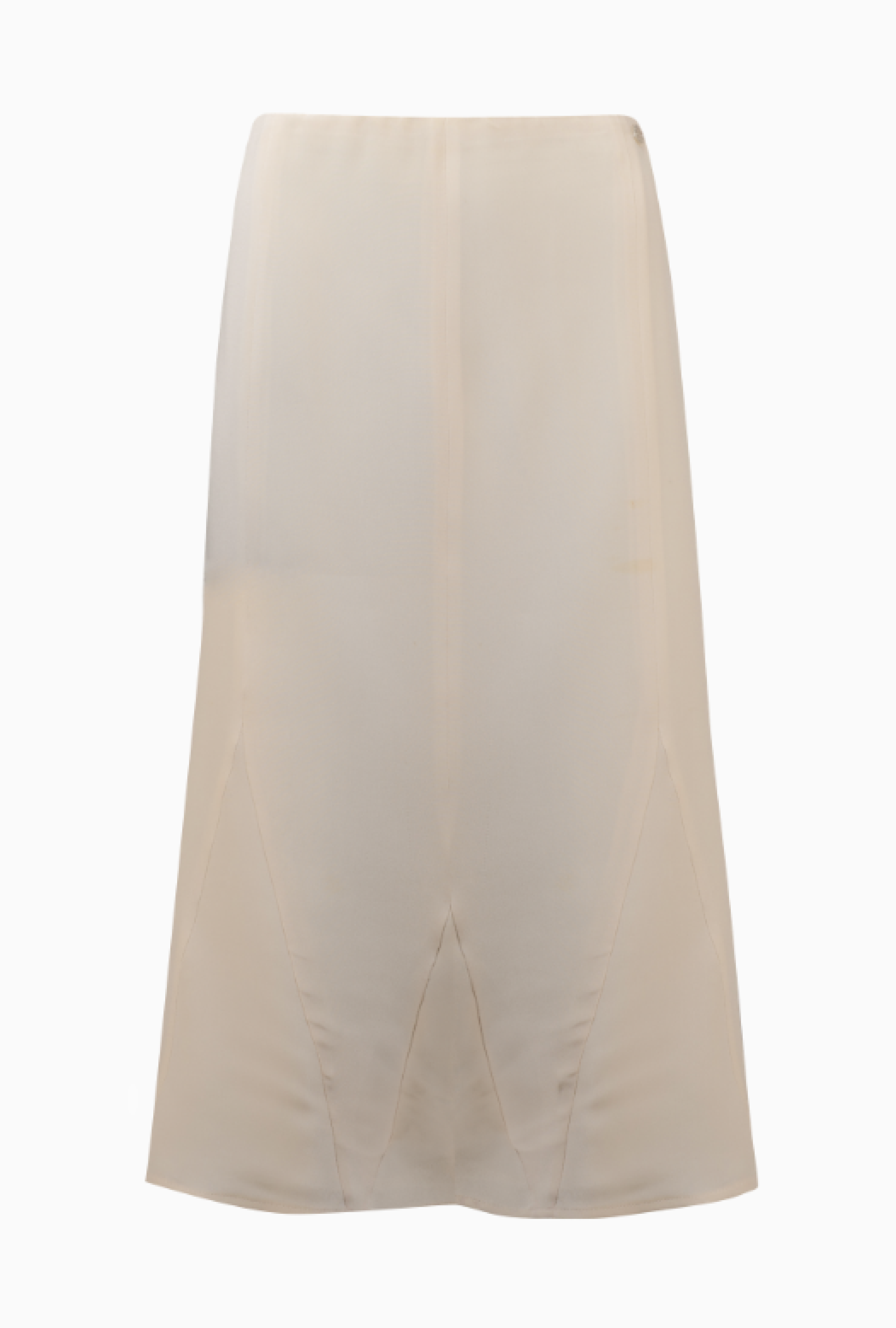 Jupe Silk White par Karl Lagerfeld