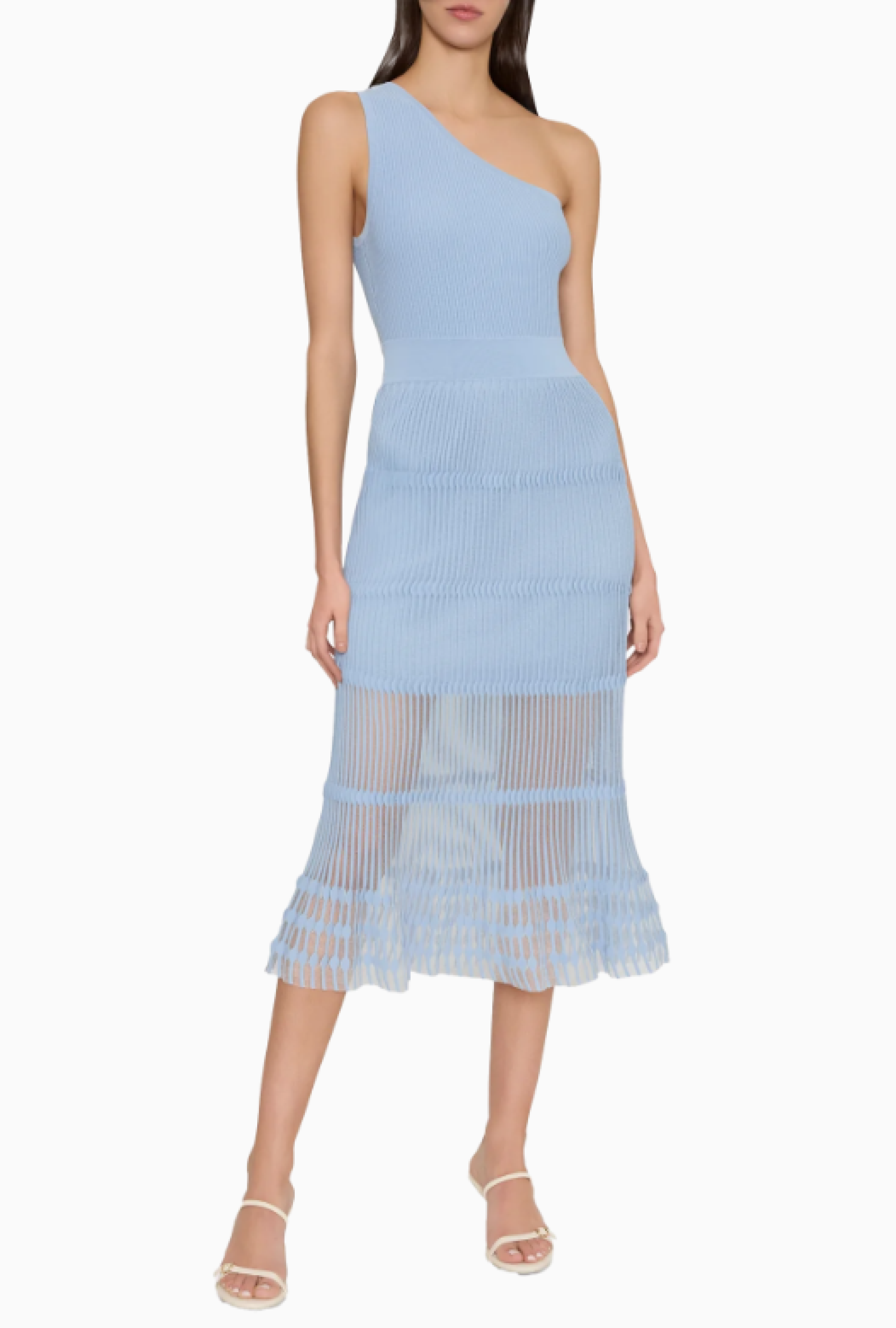 Robe One Shoulder Knit