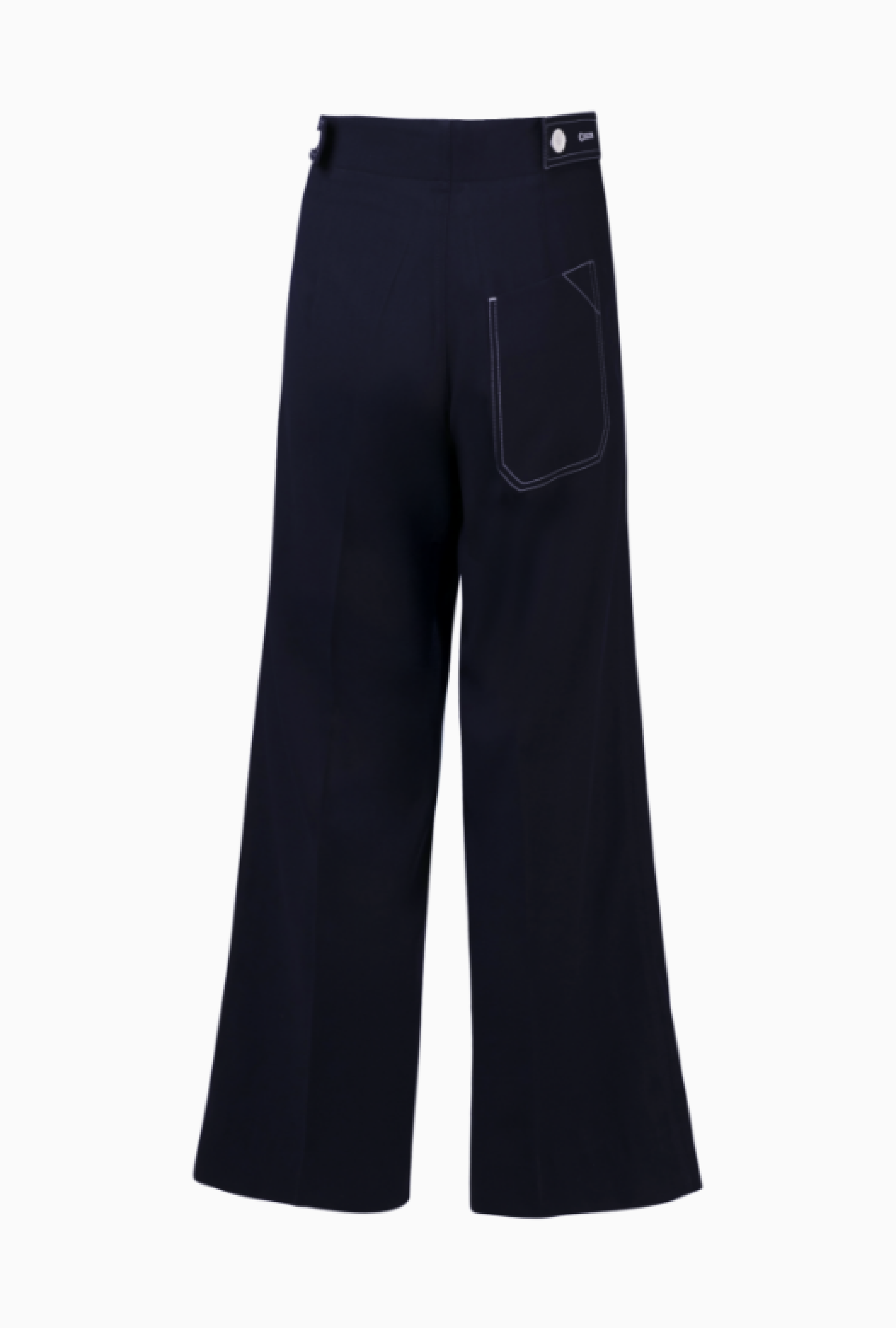 Pantalon Sculptural Navy SS2015 par Phoebe Philo