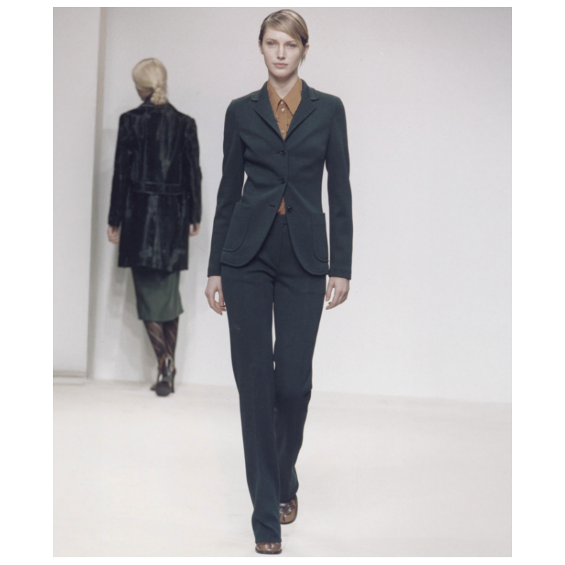 Tailleur Noir Architecturé SS1996