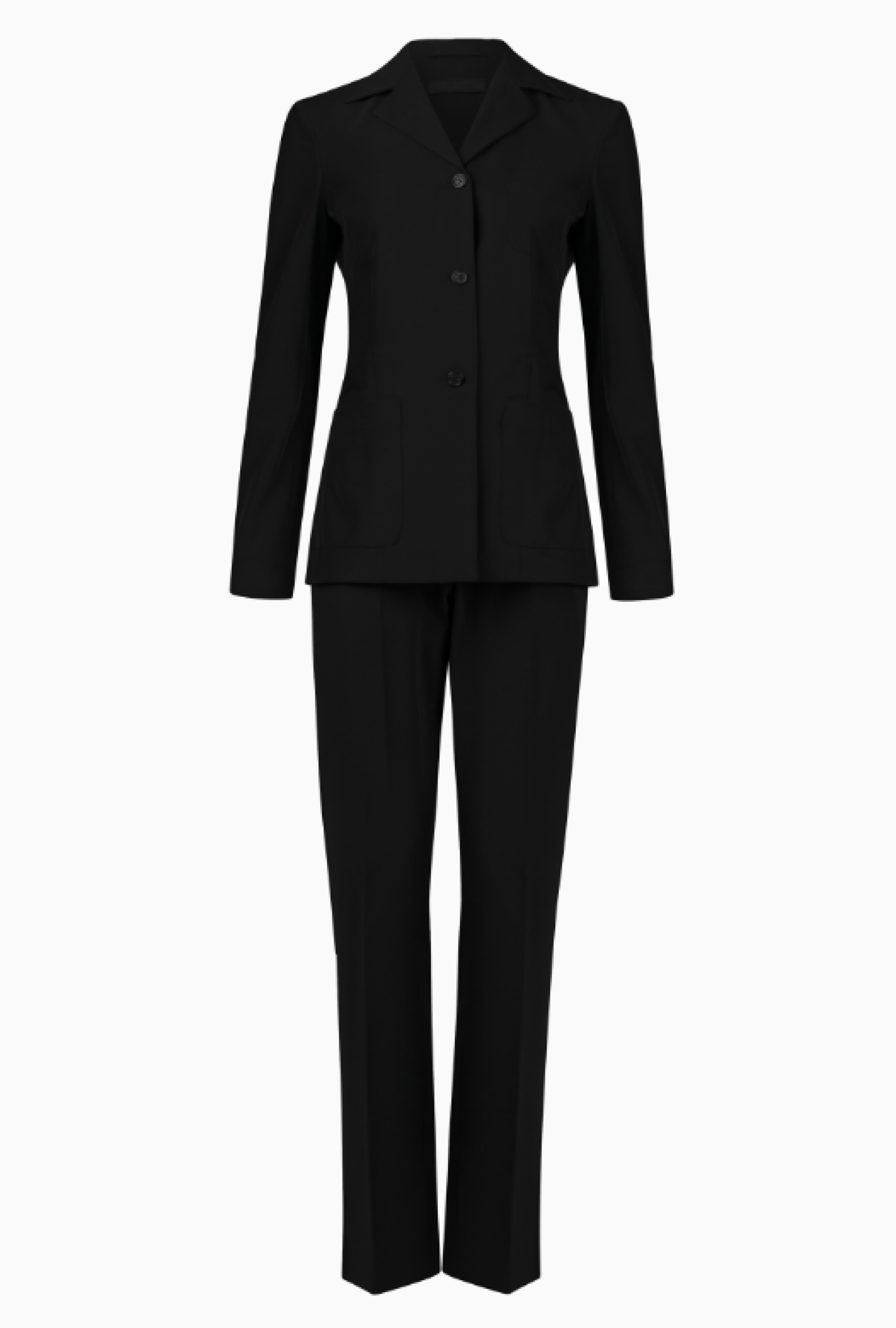 Tailleur Noir Architecturé SS1997