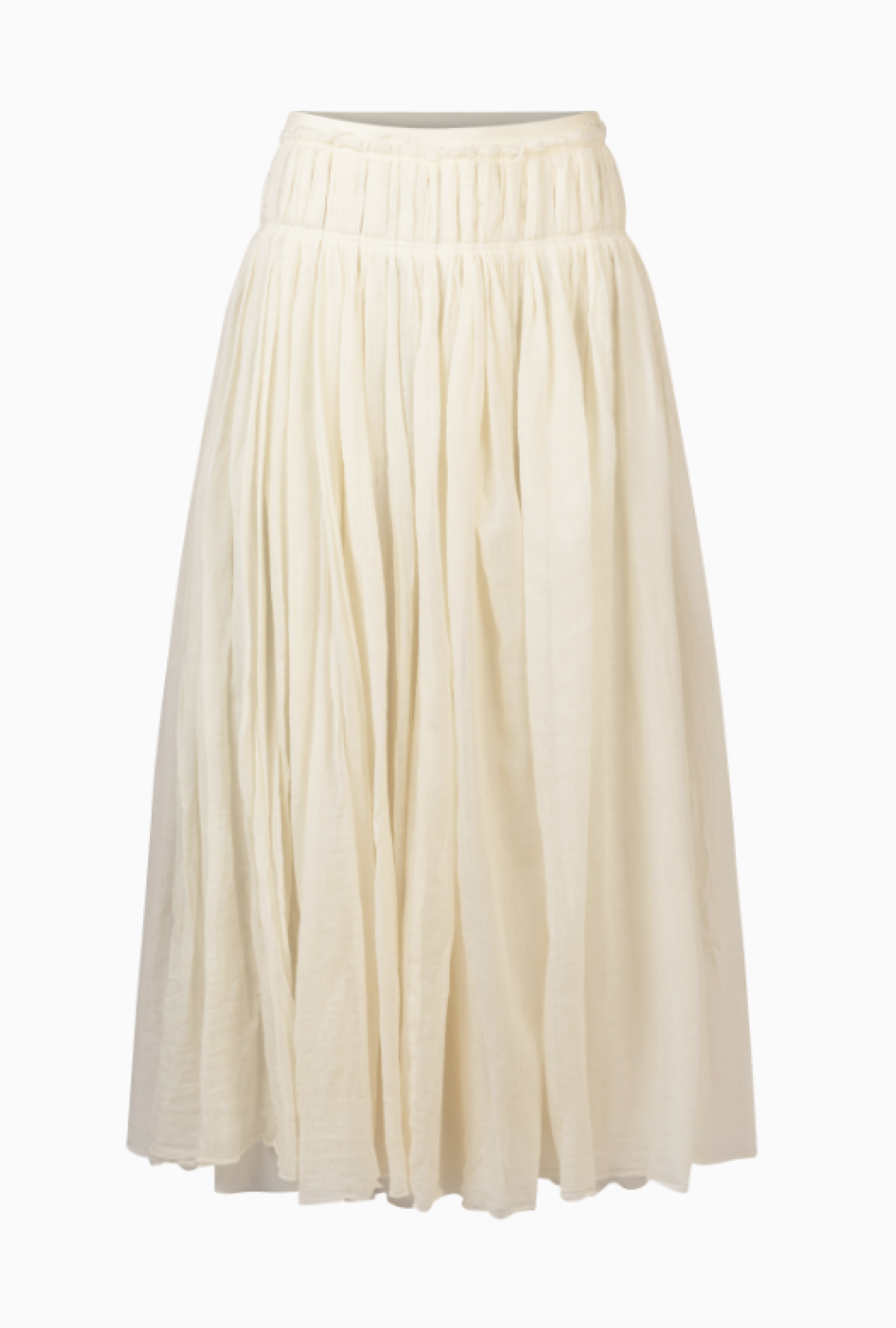 Jupe Crème Bohème Fw 2021 Gabriela Hearst