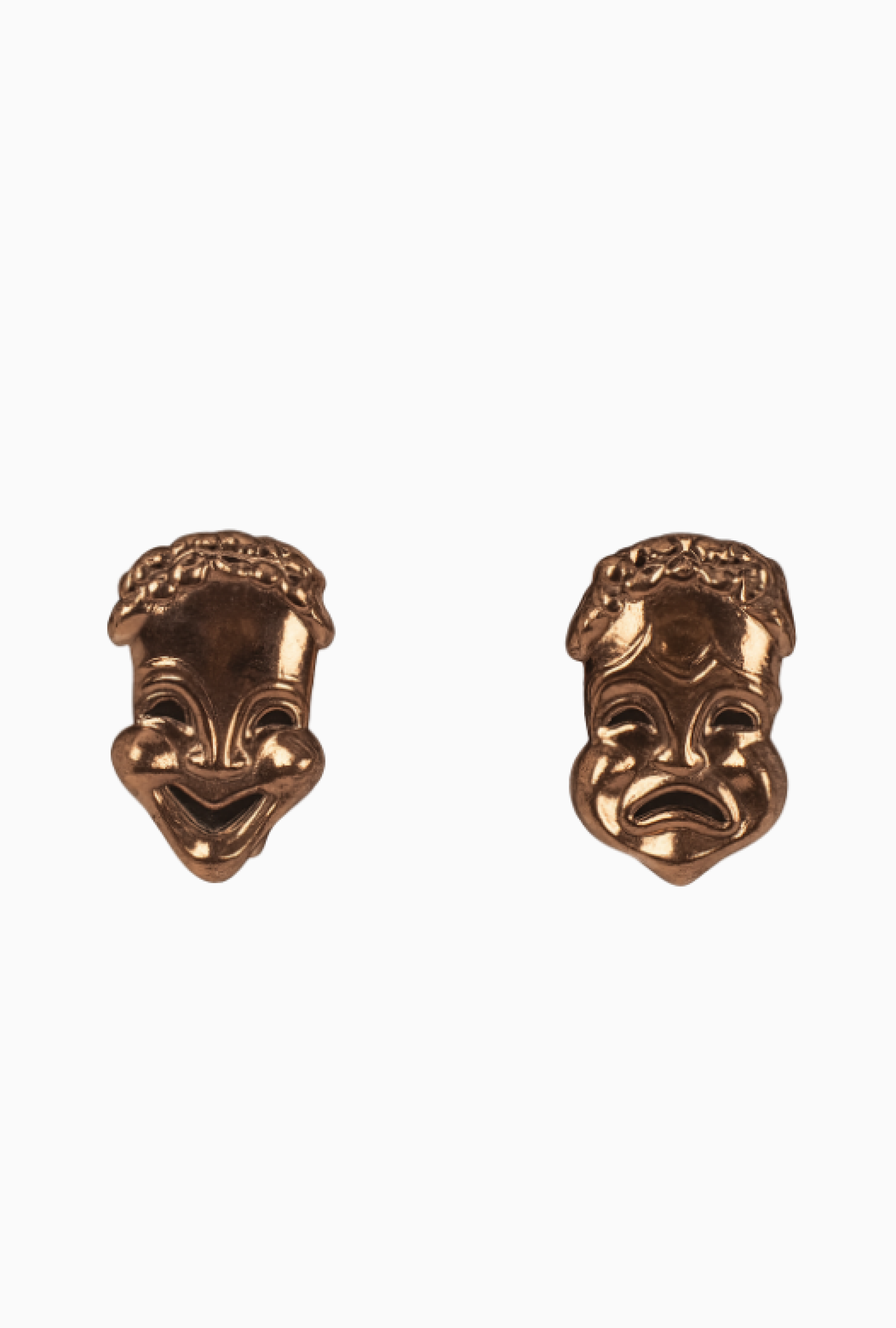 Boucle D'oreille Masques Dorés