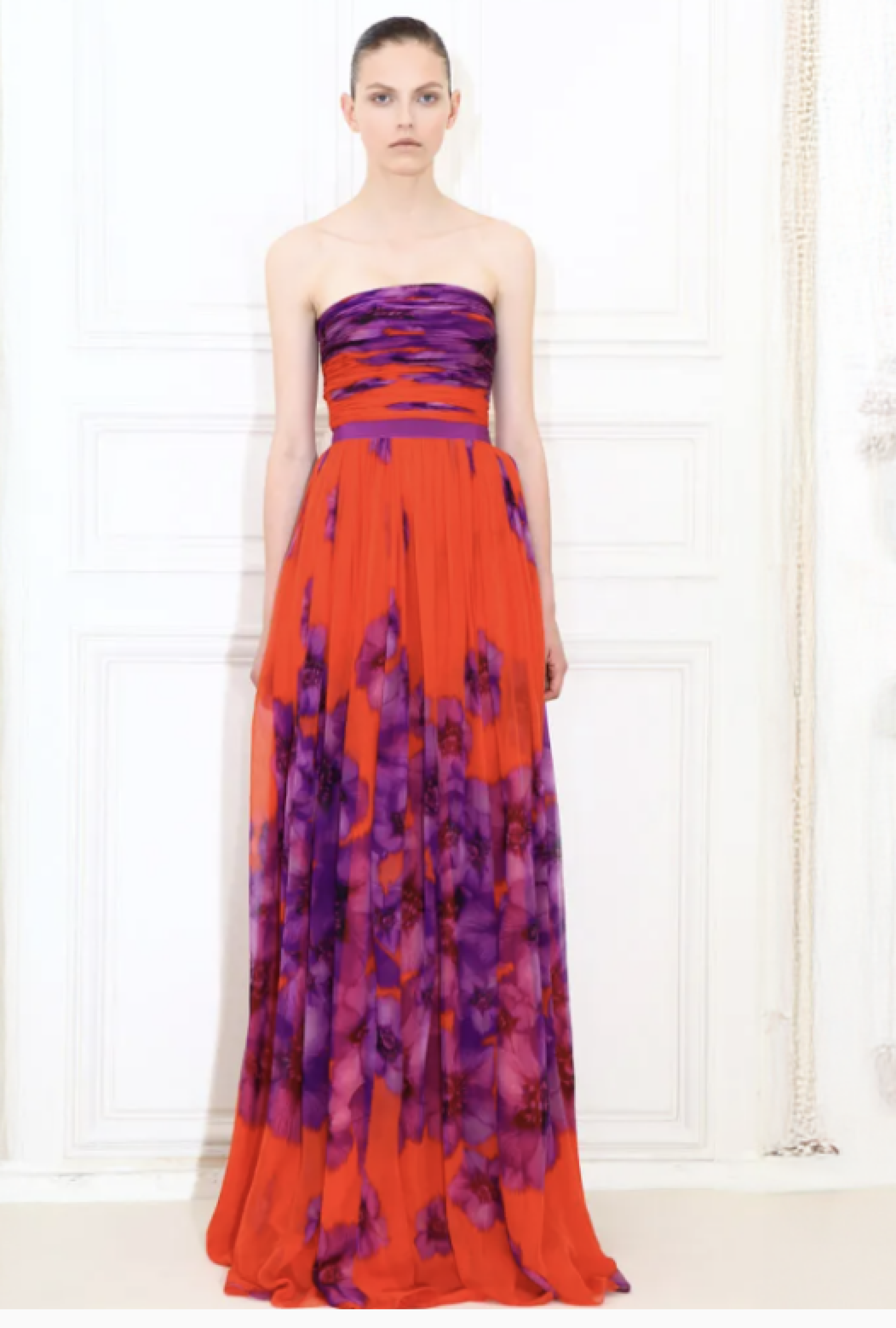 Robe Bustier Floral 2012