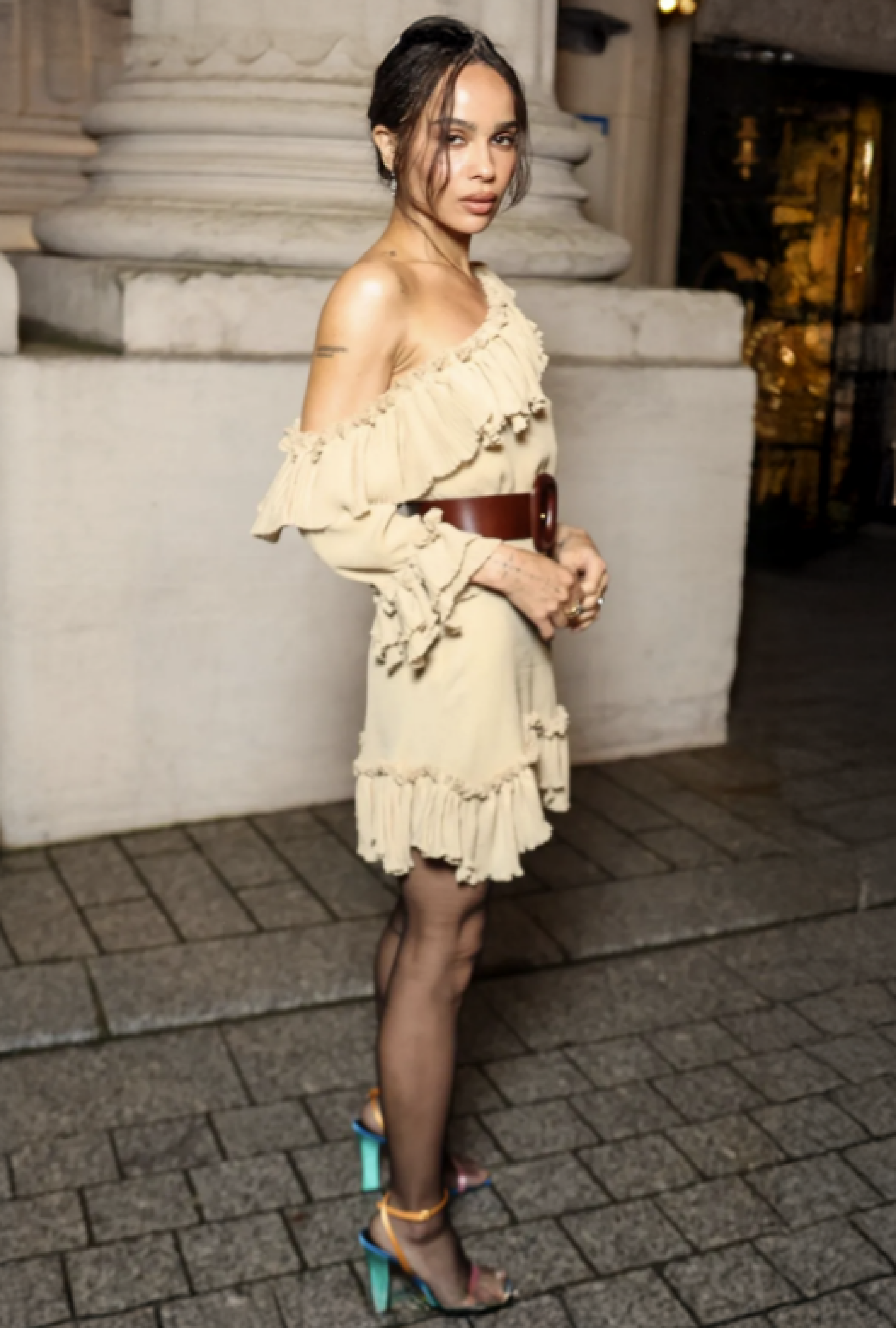 Robe Volant Ivoire SS2024