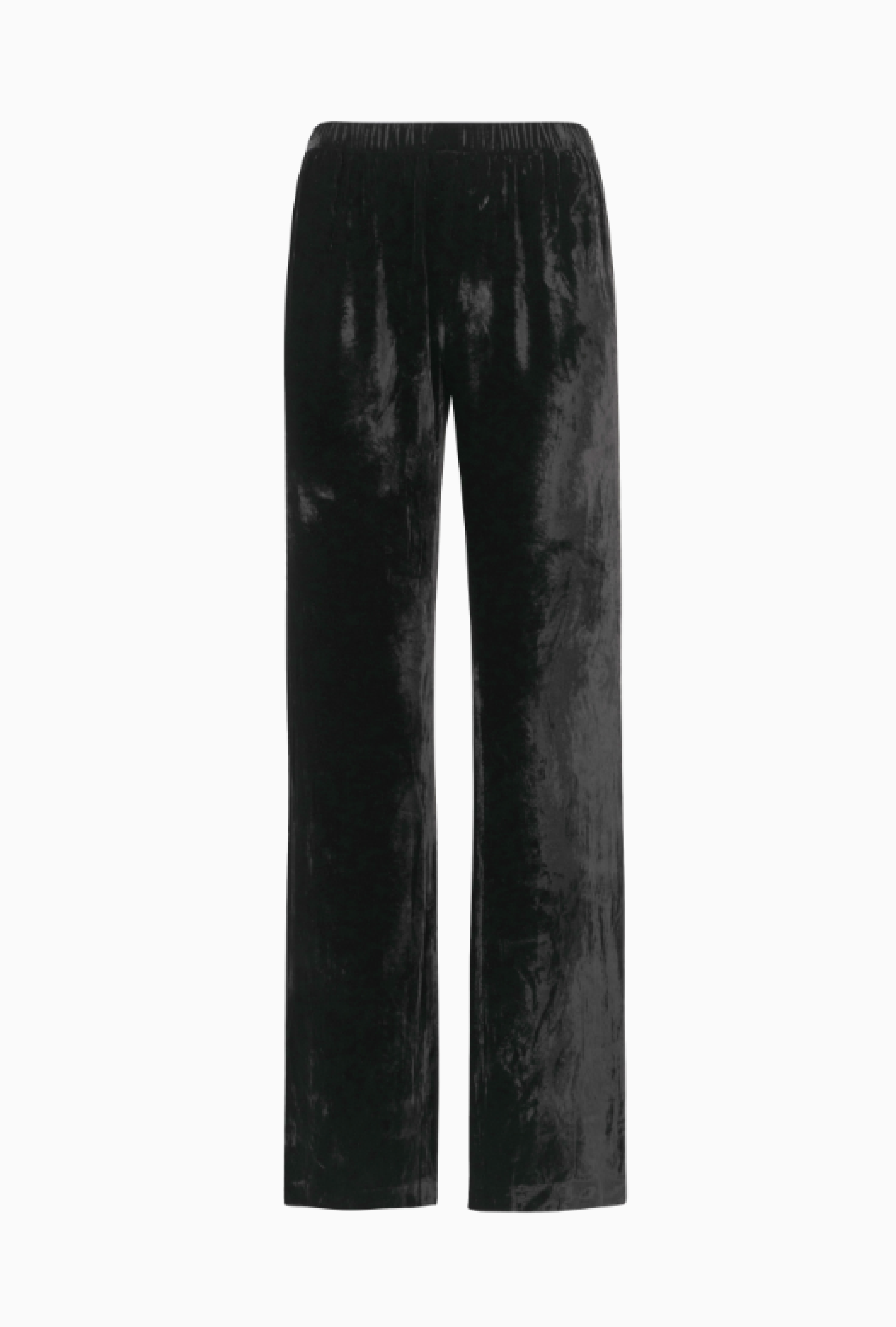 Pantalon Palazzo En Velours Noir