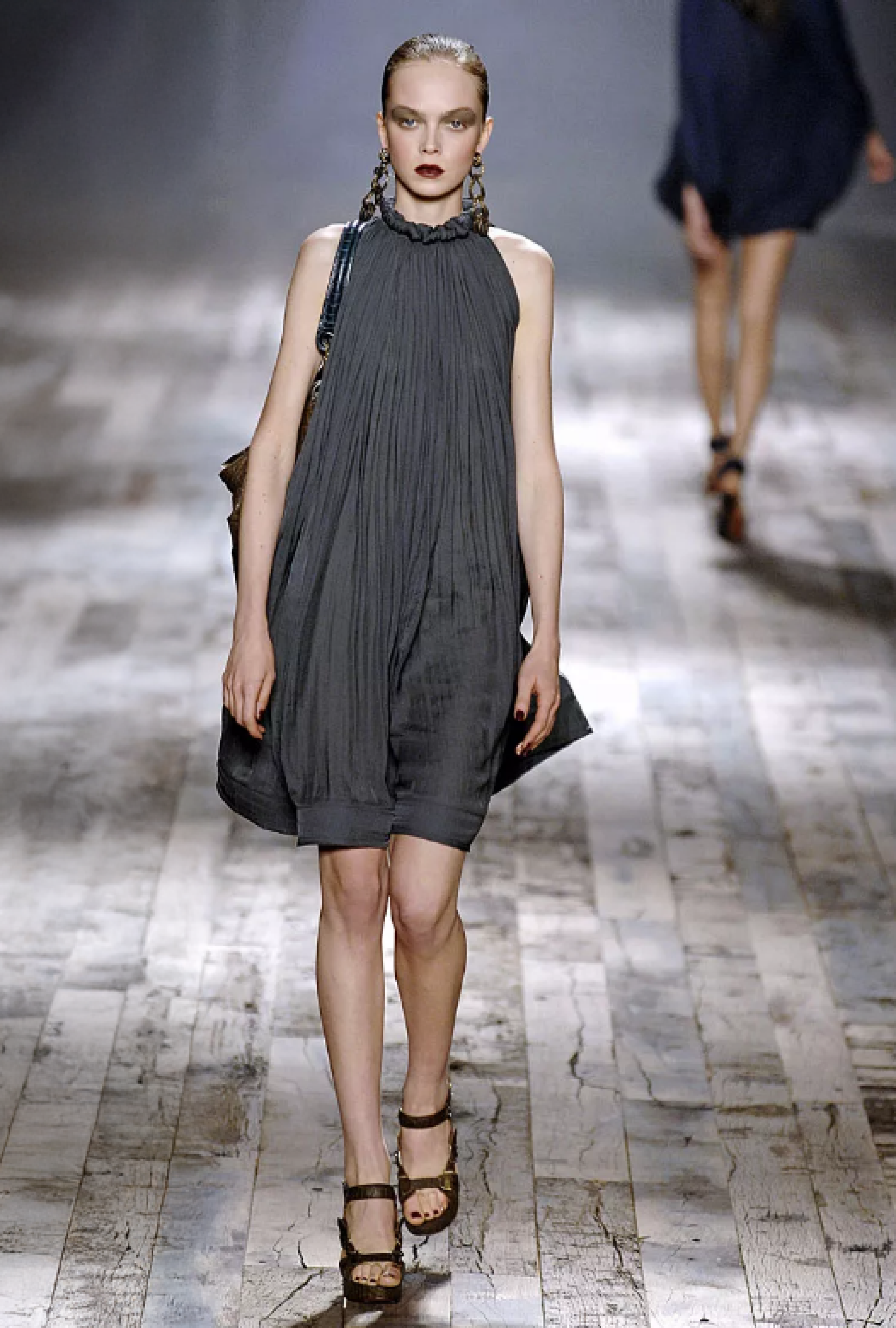 Robe Plissé Halter Ss2008