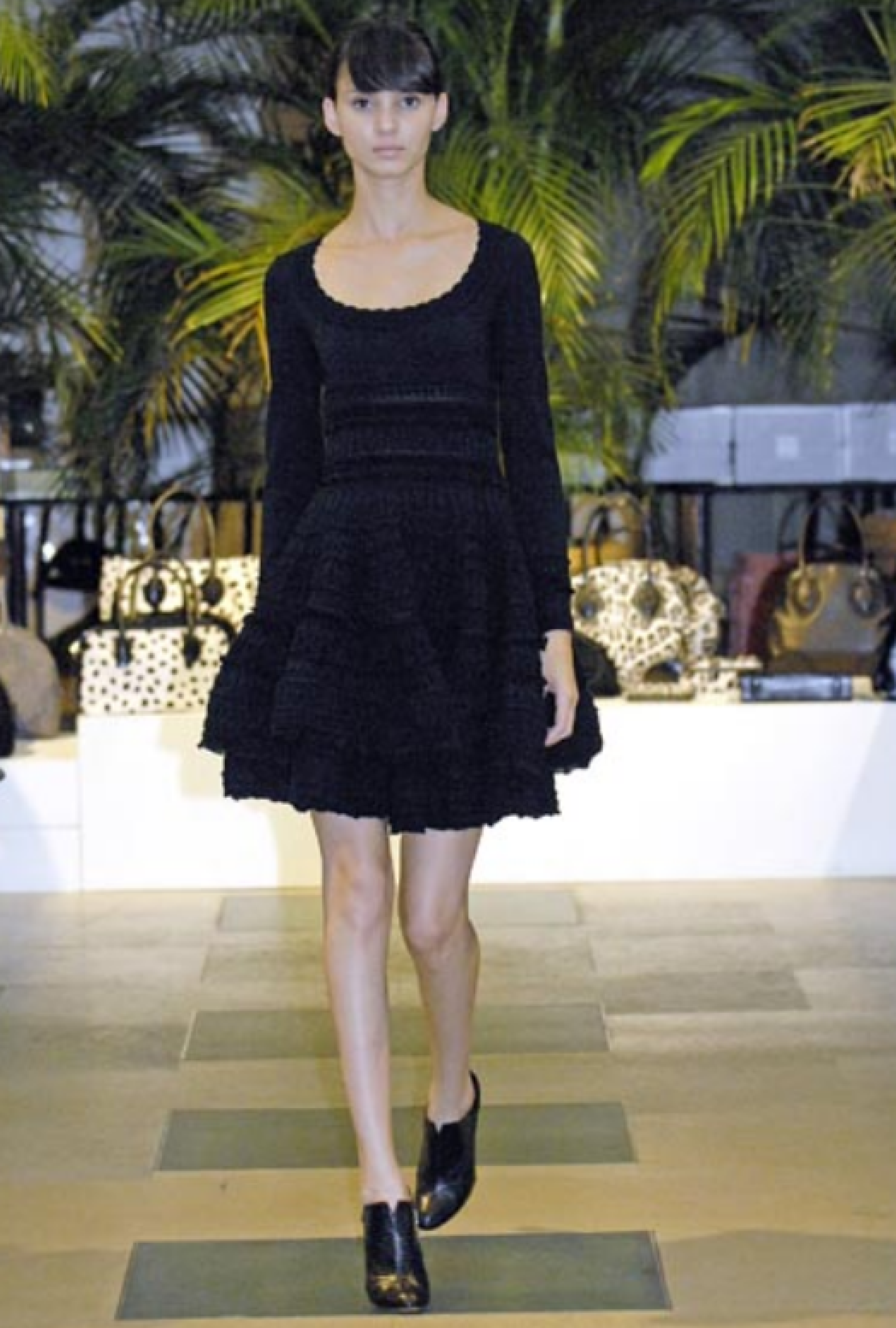 Robe Fit & Flare Texturé