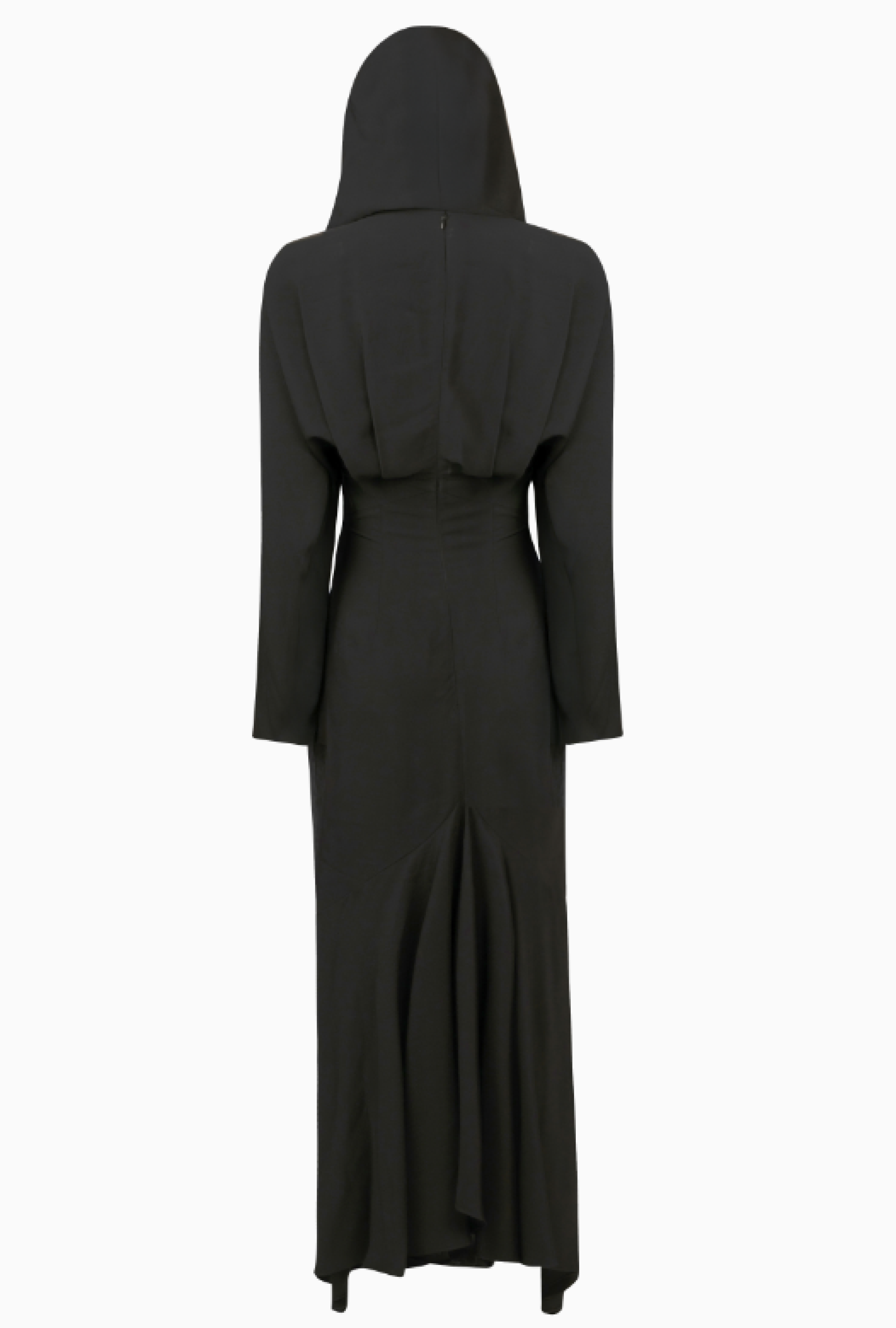 Robe Drapé Hooded