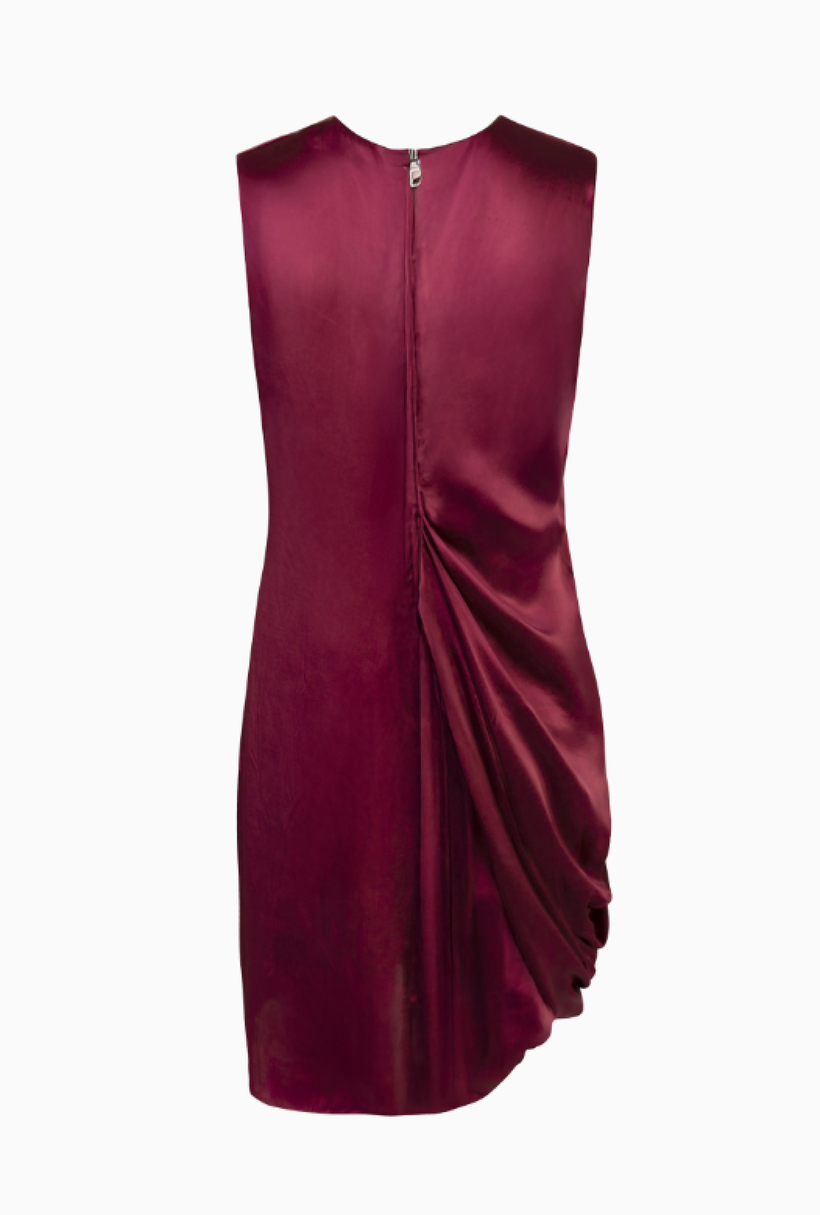 Robe Drapé Satin Bourgogne  Fall 2009