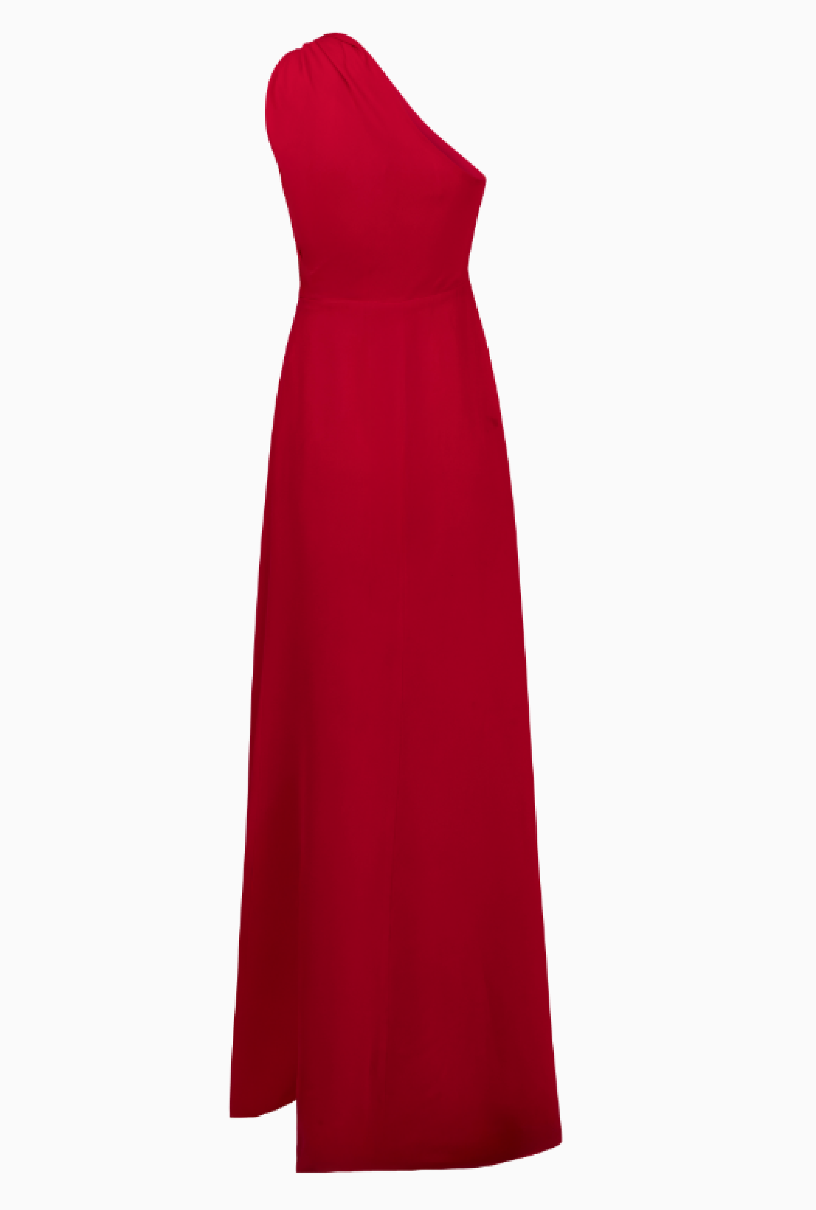 Robe One-shoulder Rouge