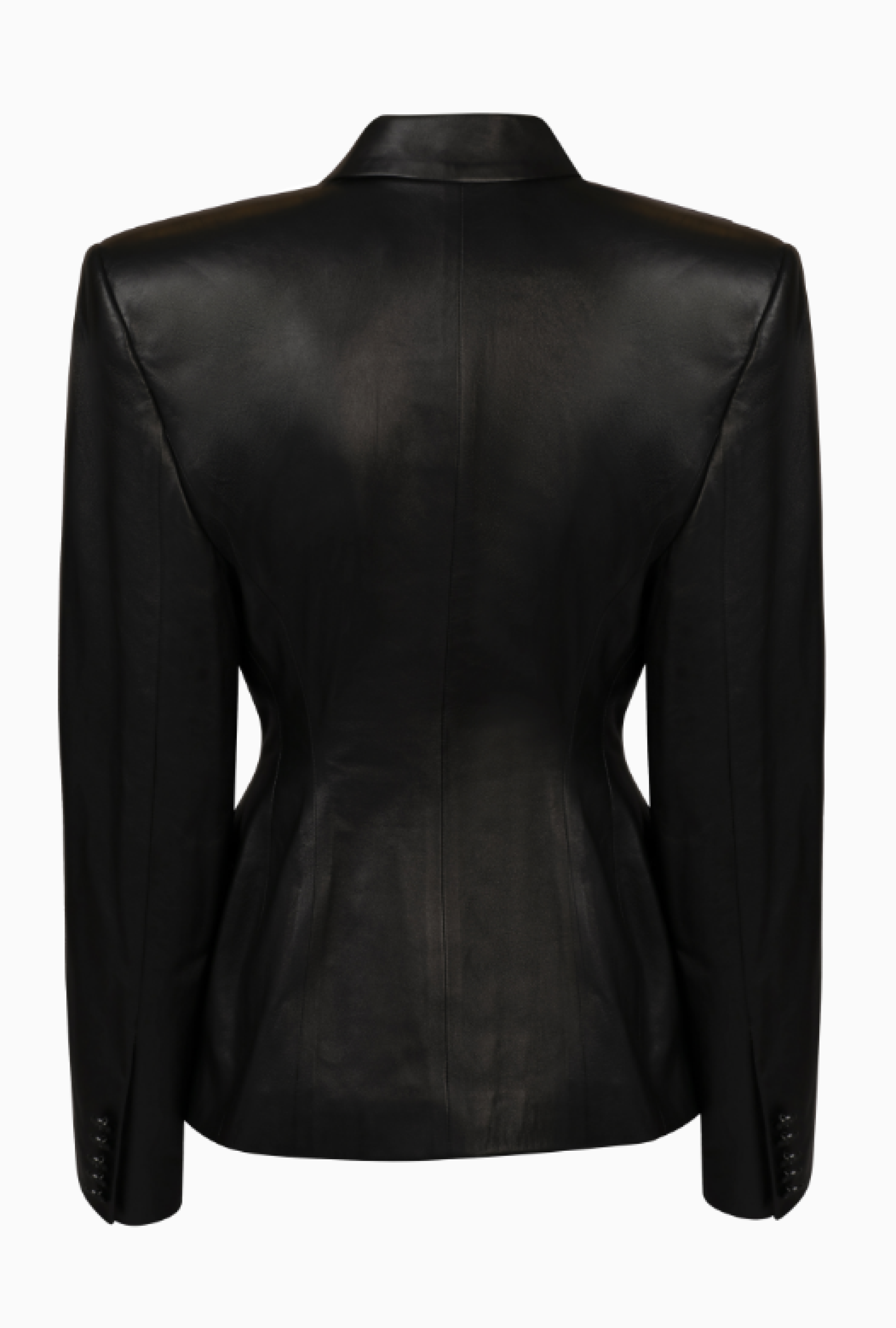 Veste Cuir Double-boutonnage Iconique