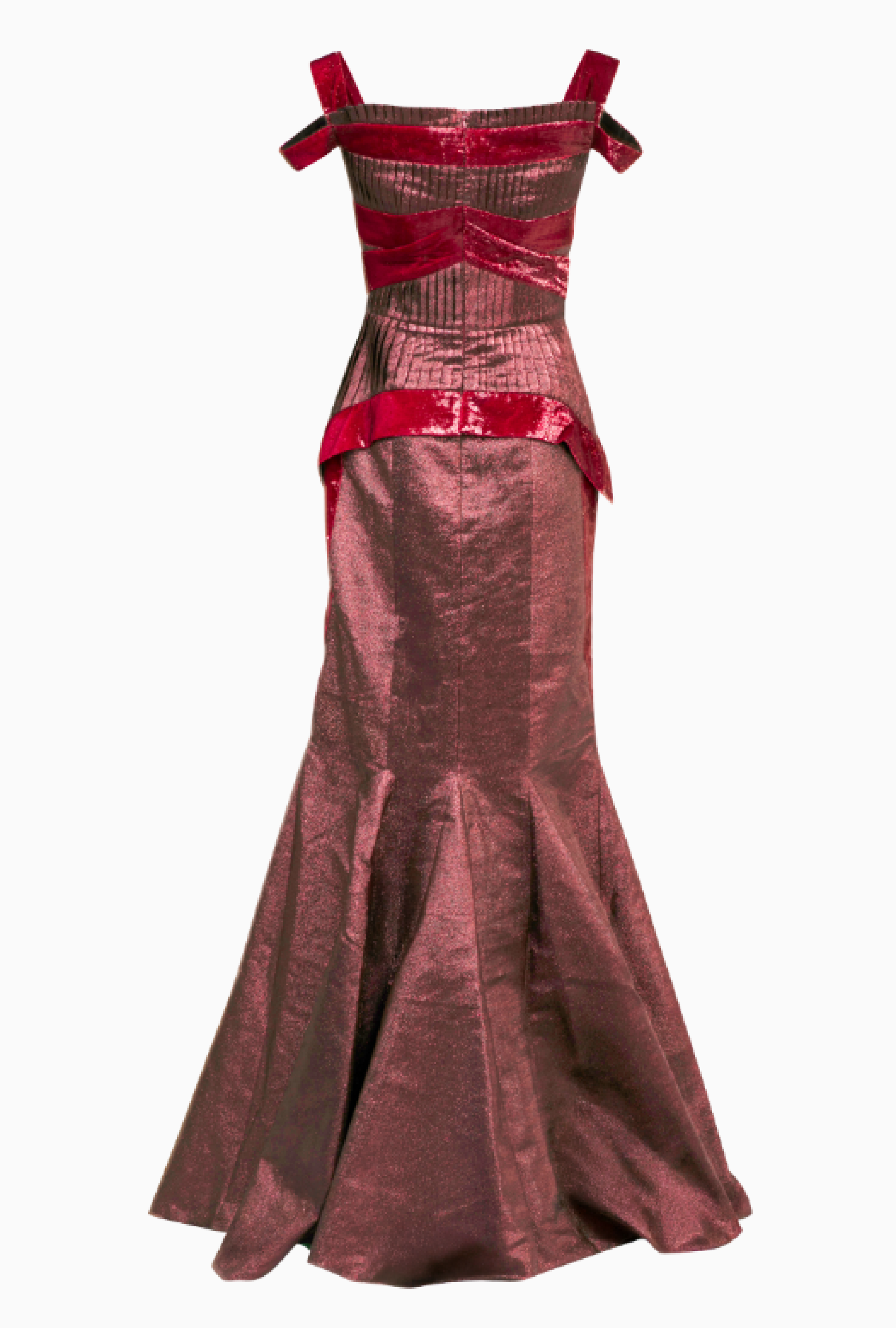 Robe Sculptural Bordeaux