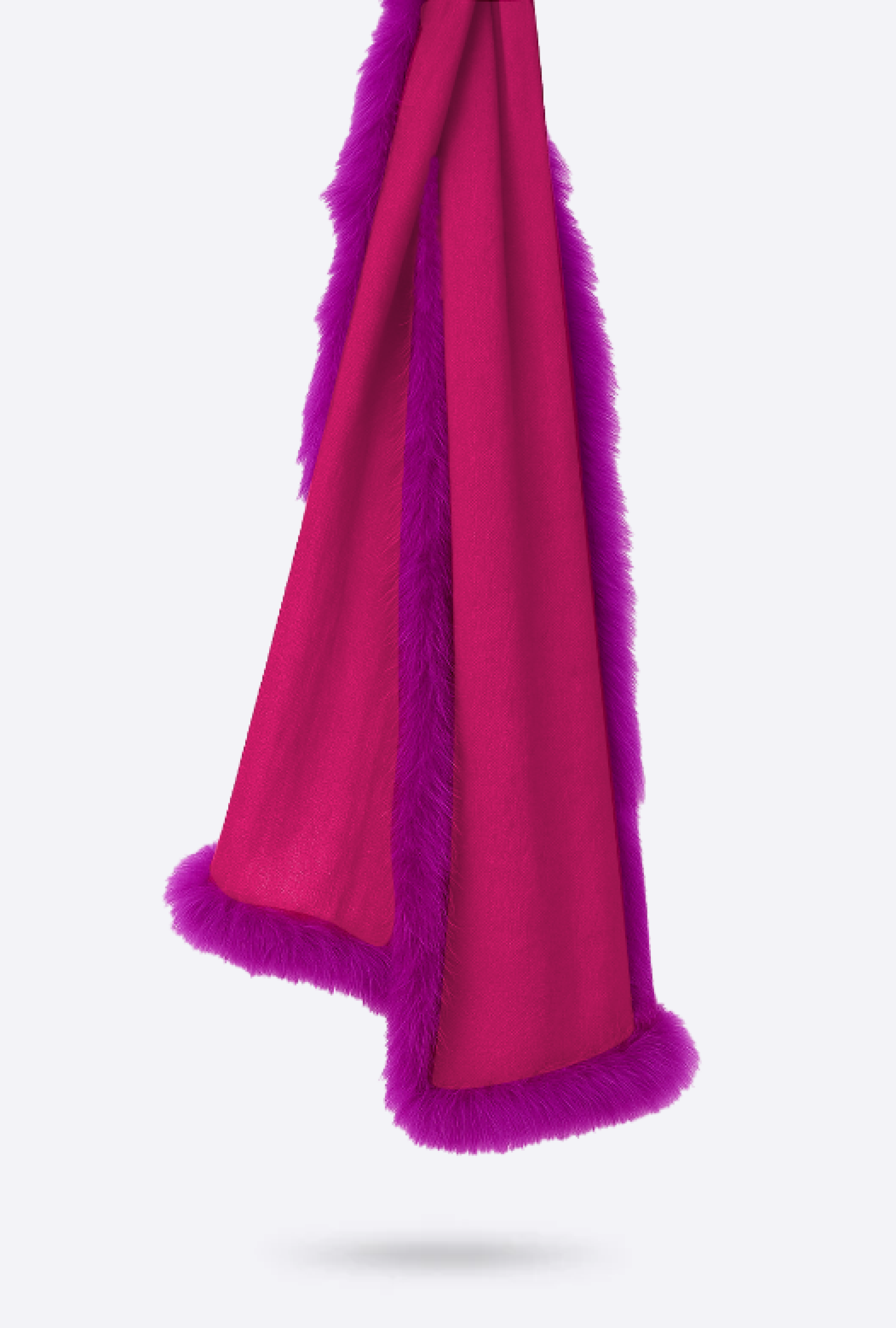 Étole Amour Fuchsia