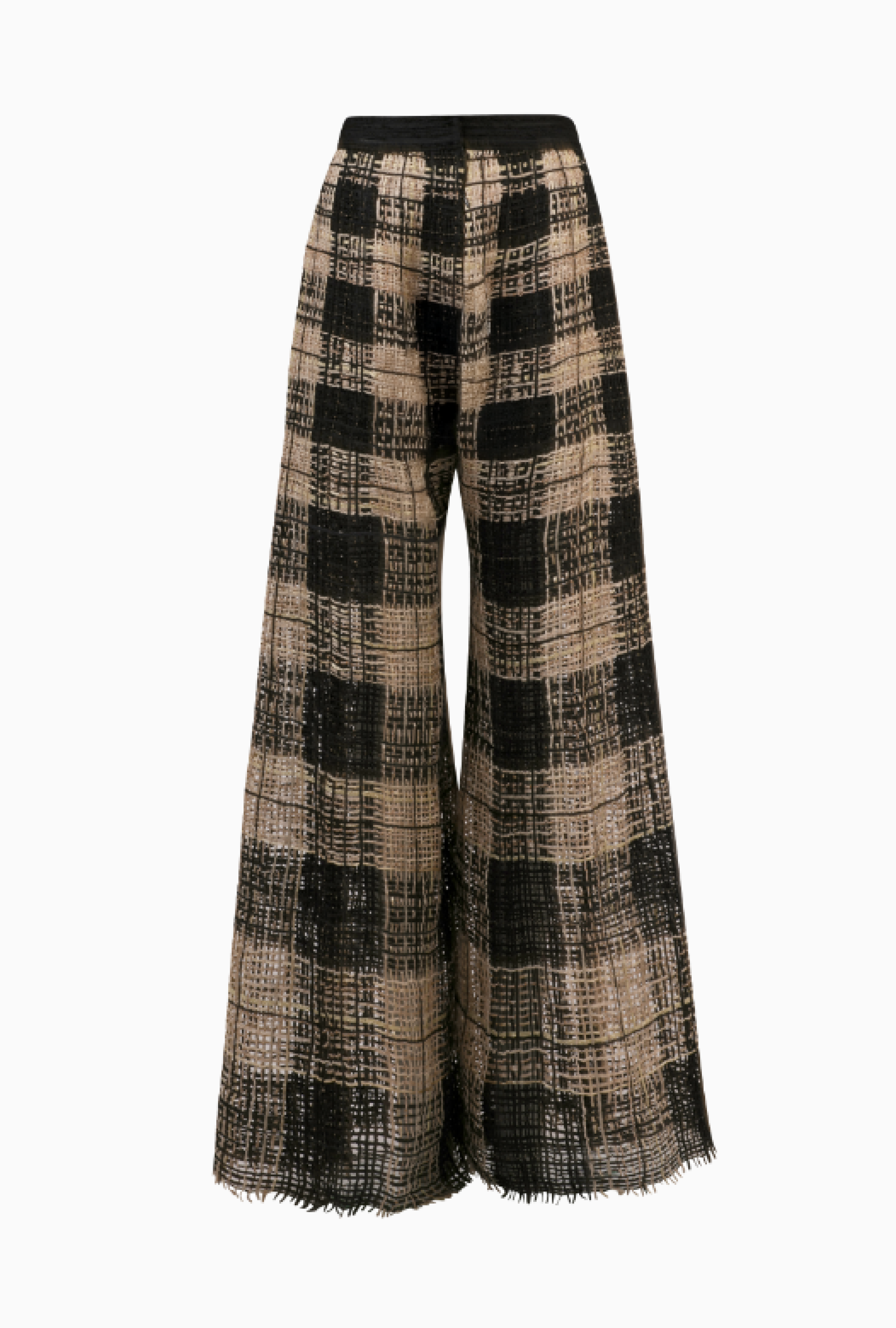 Pantalon Plaid Wide Leg