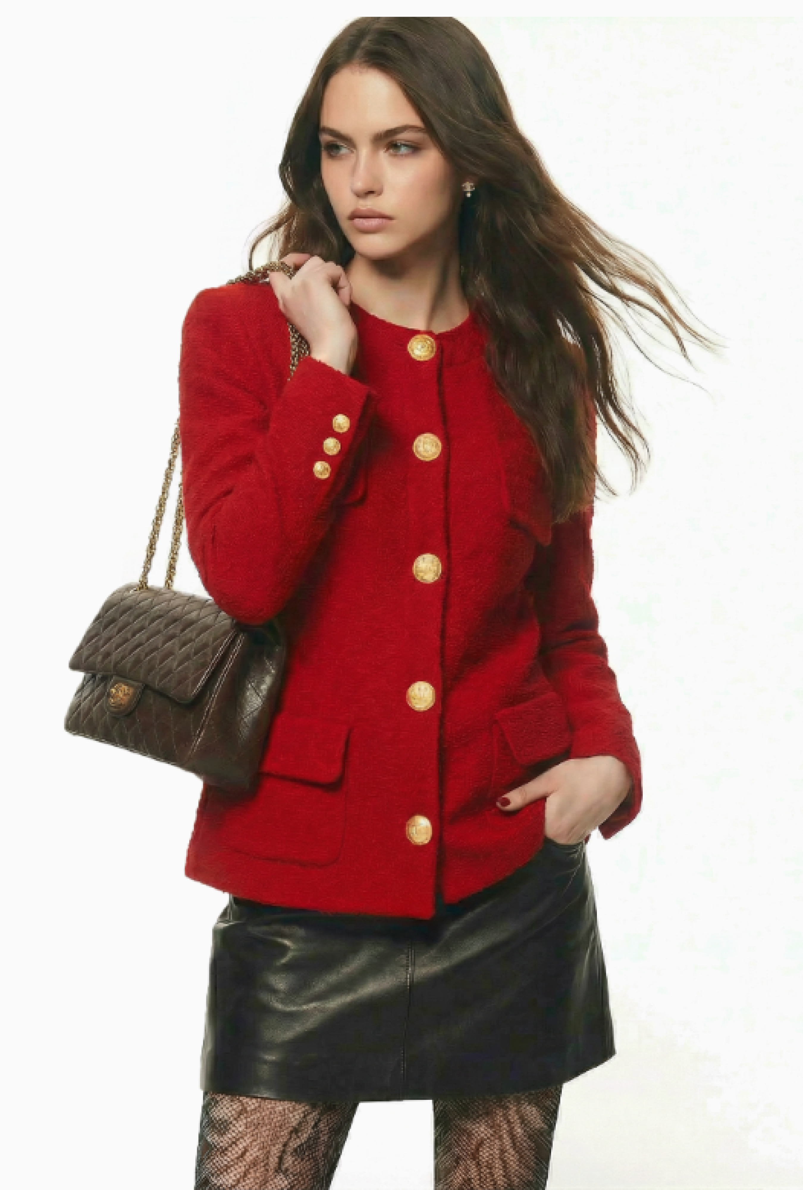 Veste Tweed Rouge FW1992