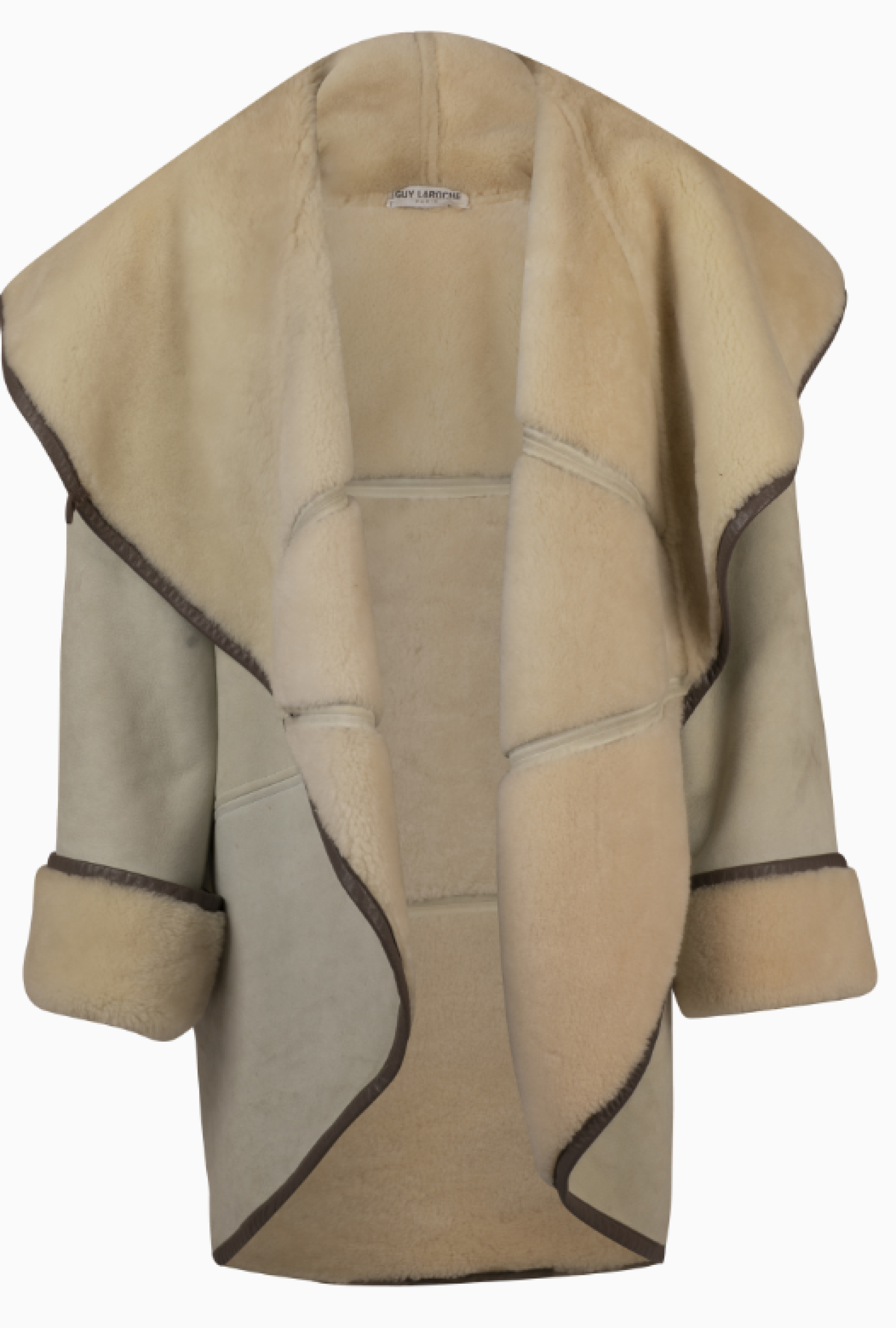 Manteau Shearling Nude