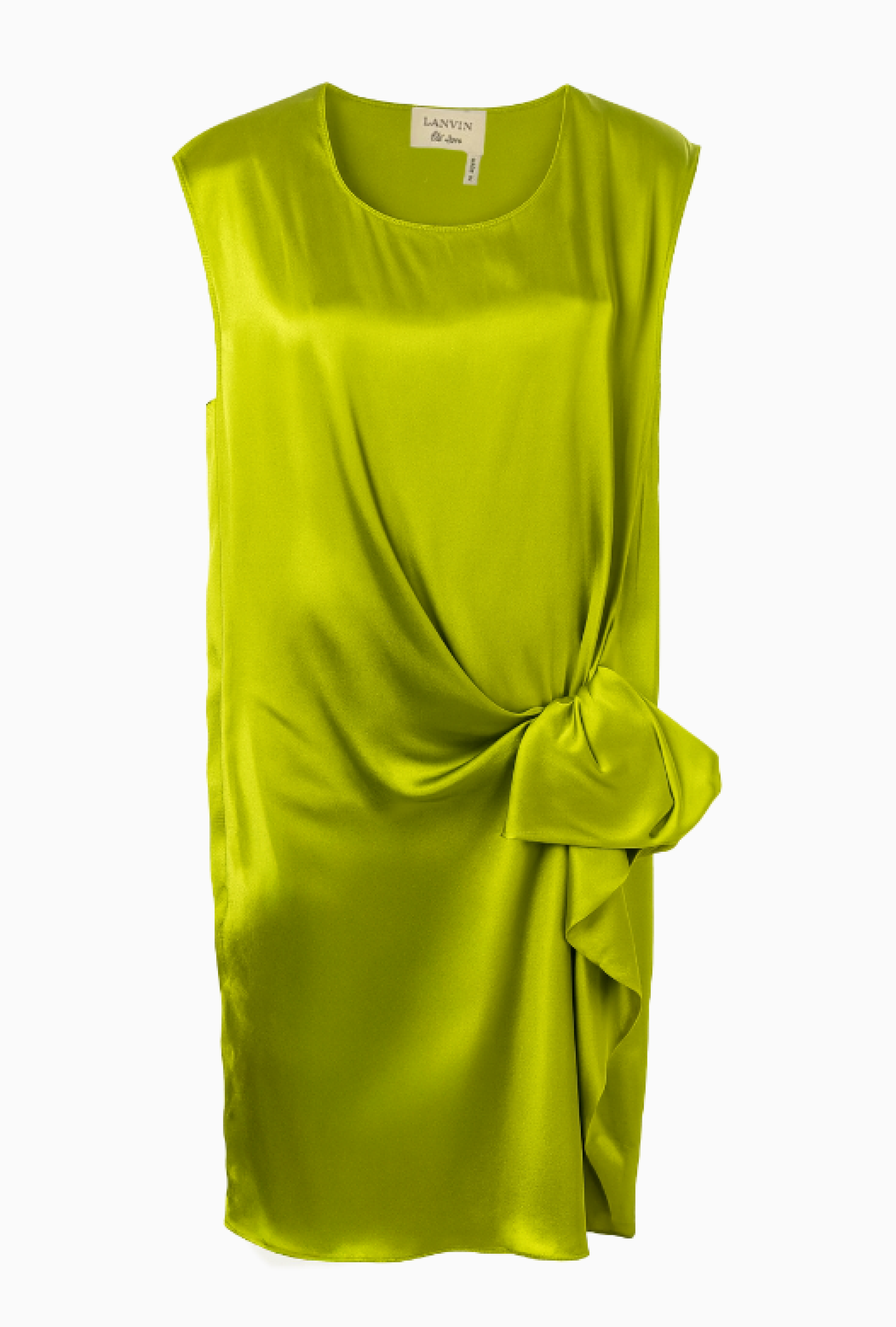 Robe Drapée Vert Chartreuse SS2014